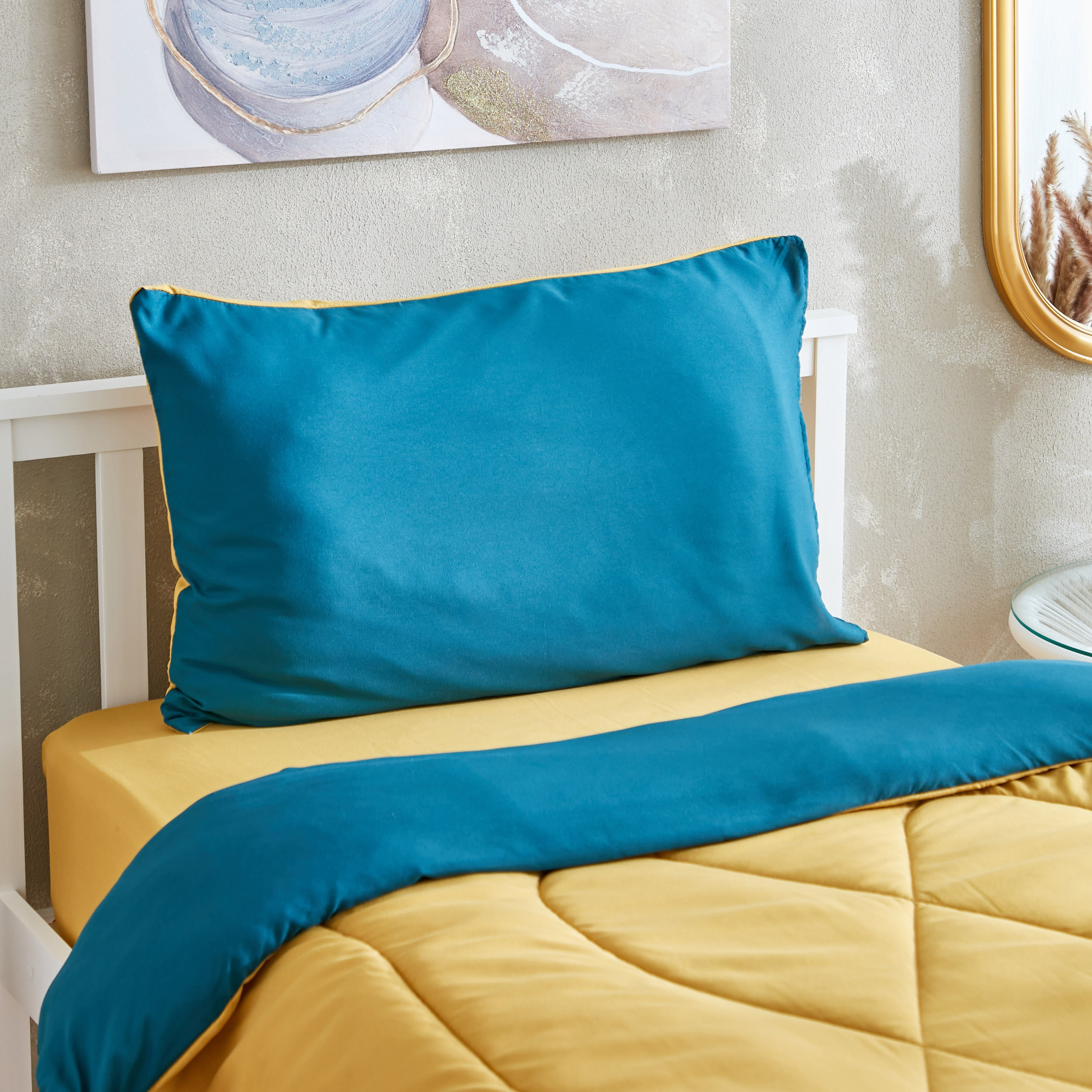 Derby 2-Piece Reversible Microfibre Single Comforter Set - 135x220 cm-hbxkidsandyouth-beddingandfurnishings-comfortersets-image-5