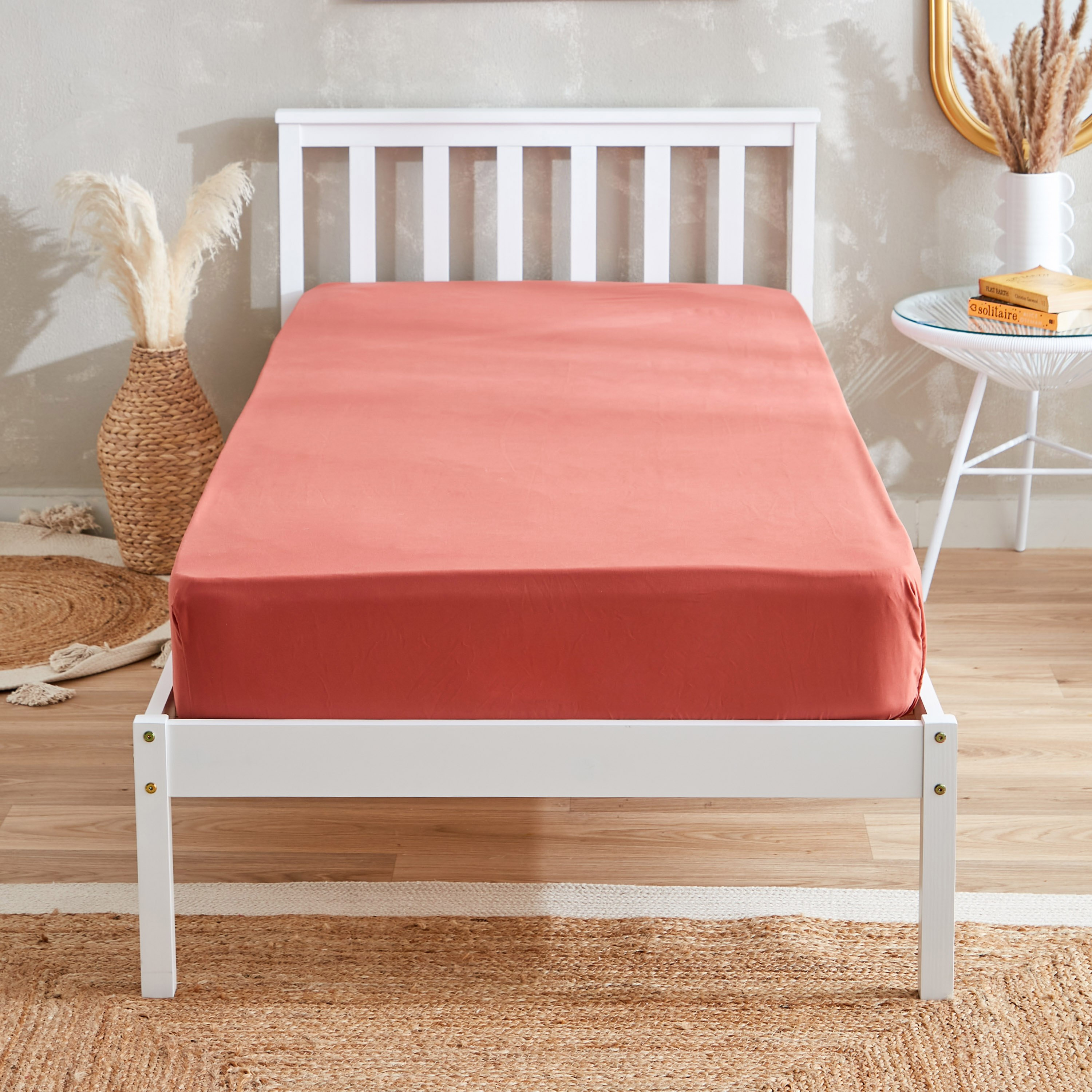 Derby Single Solid Microfibre Fitted Sheet - 90x190+20 cm-hbxhomeware-hbxbedroom-image-3