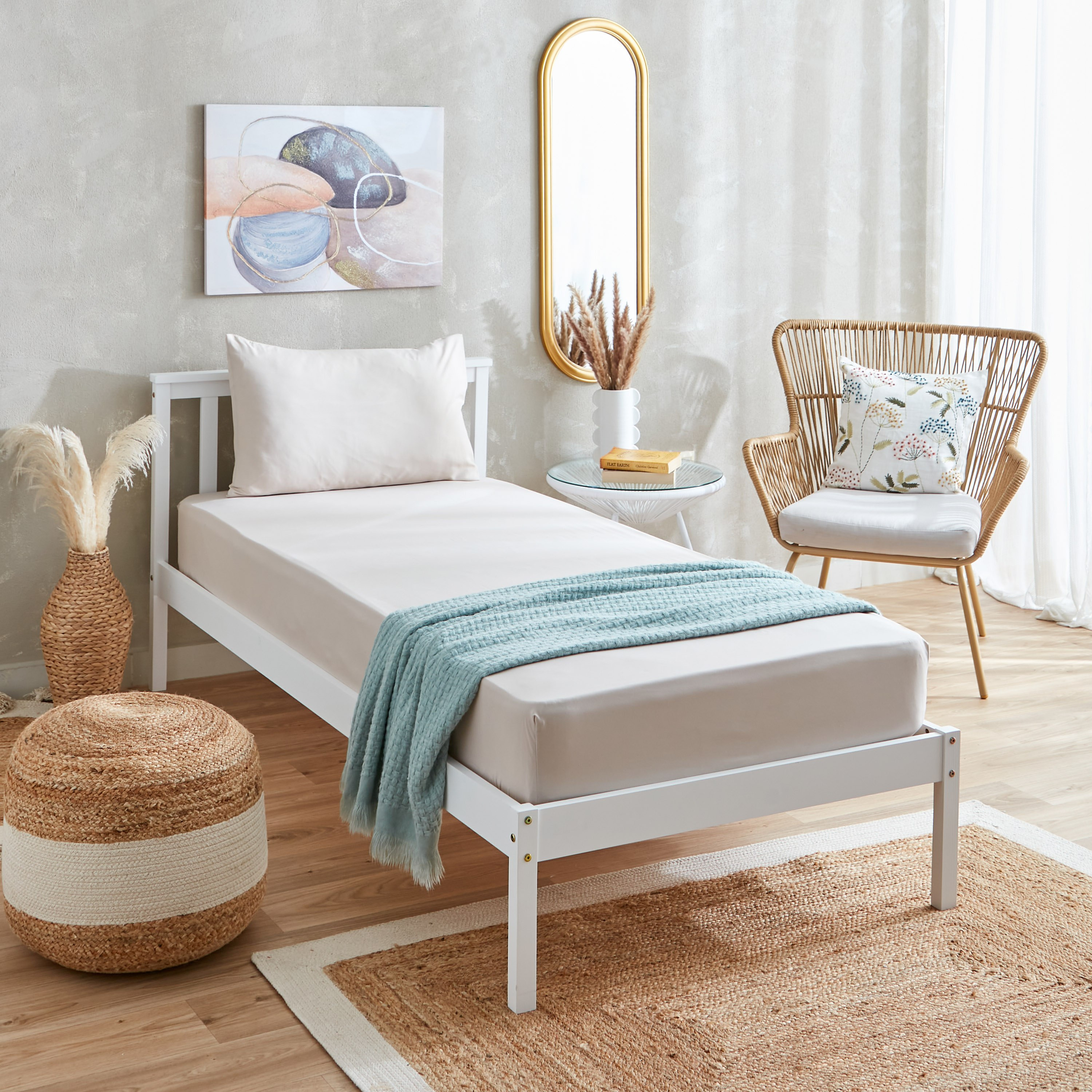 Derby Single Solid Microfibre Fitted Sheet - 90x190+20 cm-hbxhomeware-hbxbedroom-image-8