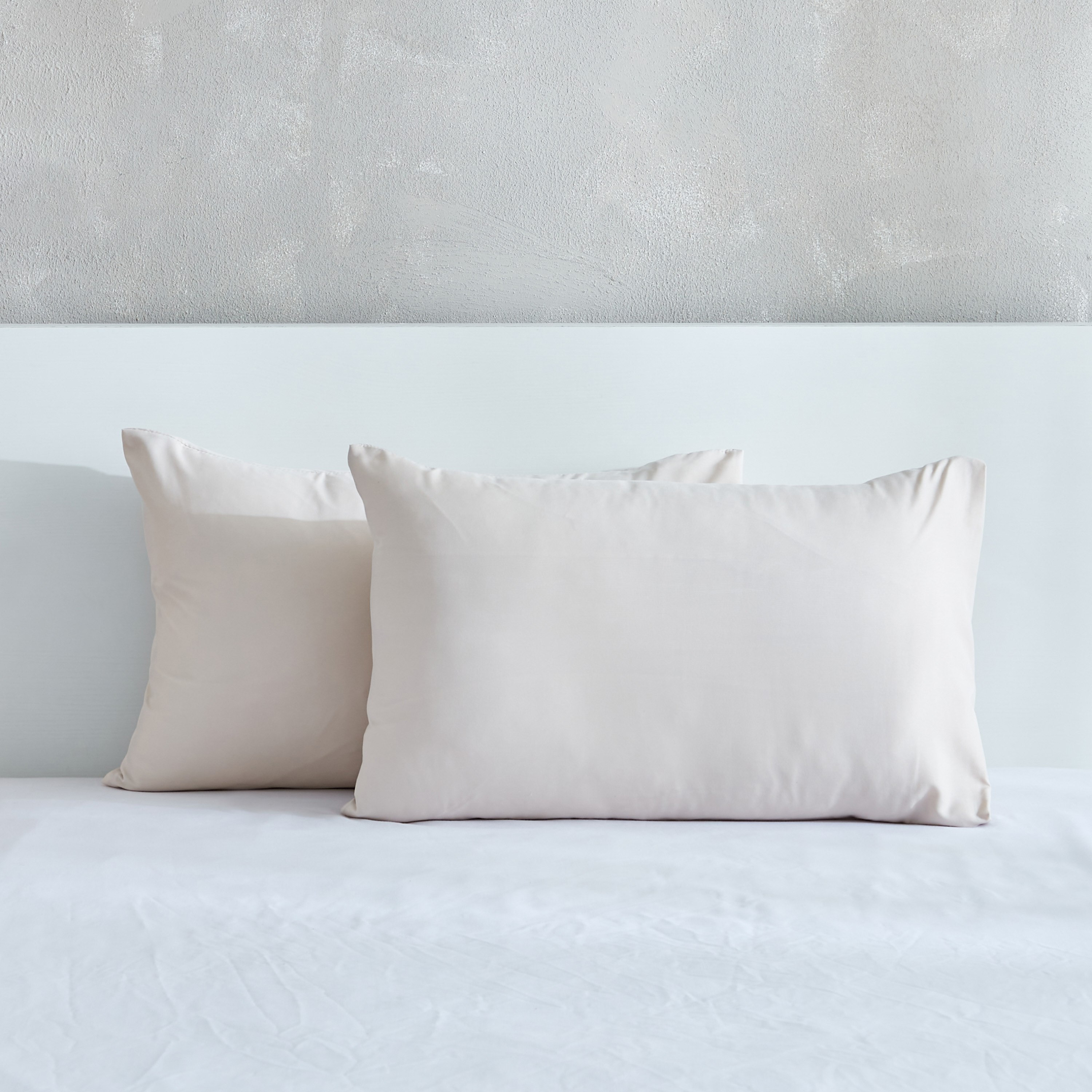 Derby 2-Piece Solid Microfibre Pillowcase Set - 45x70 cm-hbxhomeware-hbxbedroom-image-1