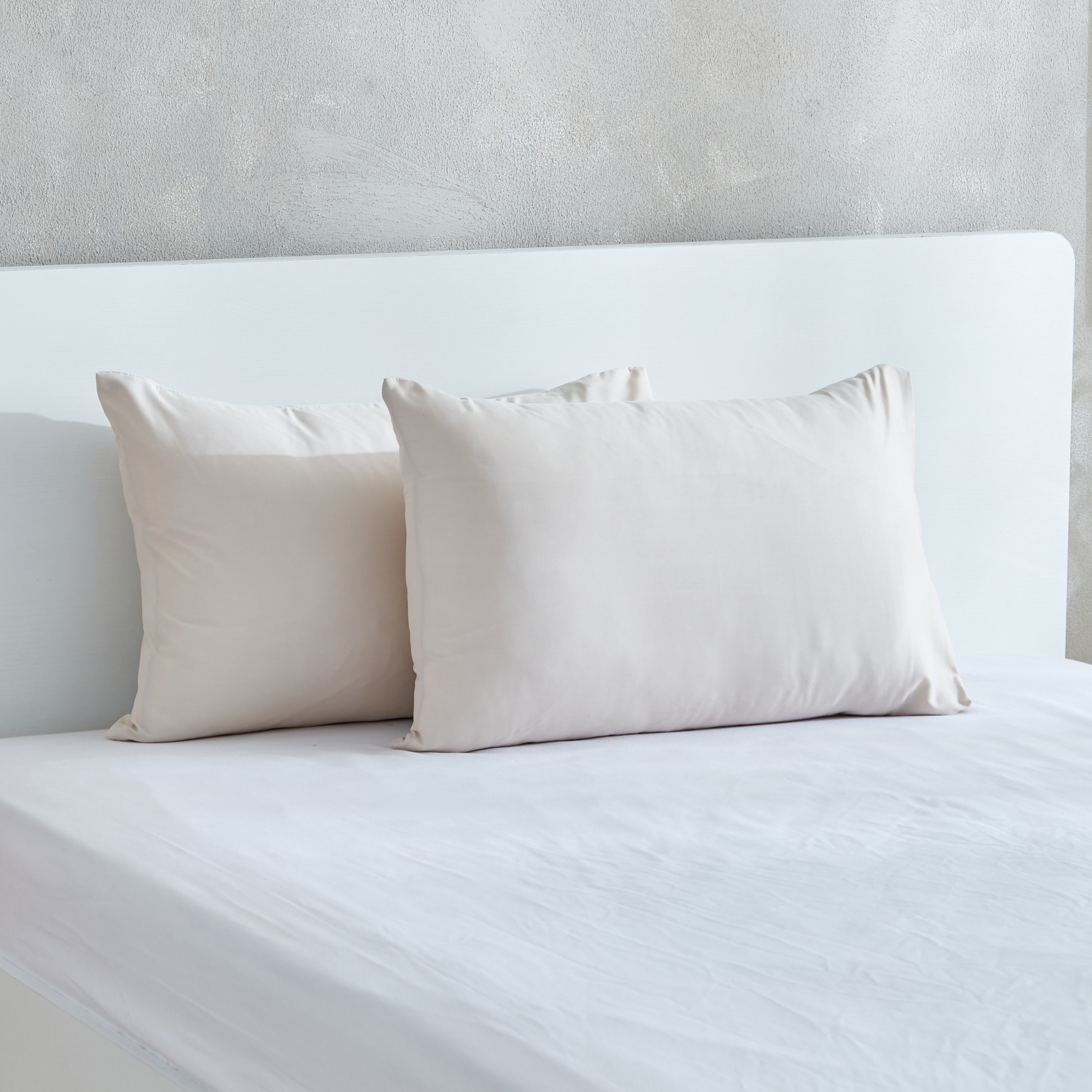 Derby 2-Piece Solid Microfibre Pillowcase Set - 45x70 cm-hbxhomeware-hbxbedroom-image-2