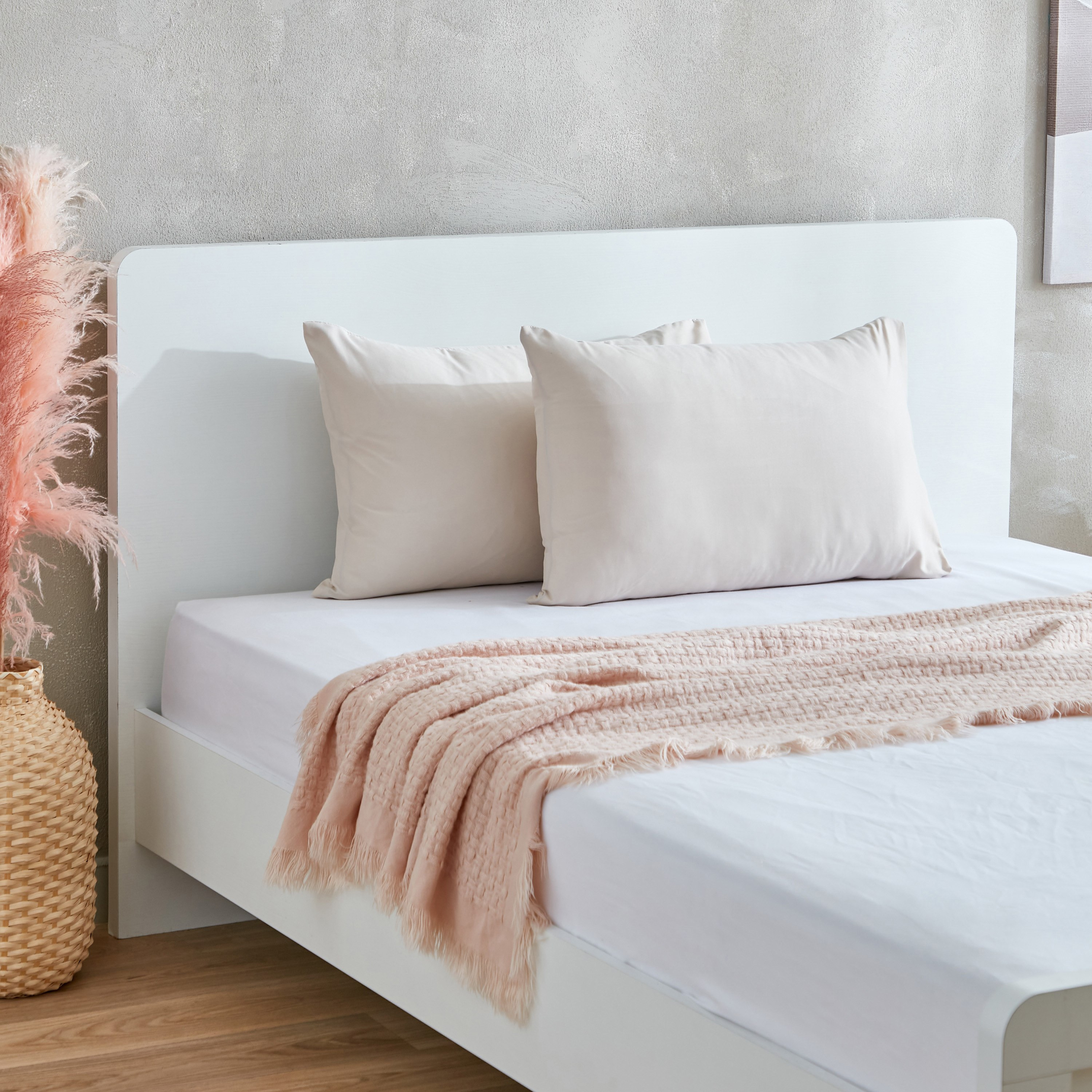 Derby 2-Piece Solid Microfibre Pillowcase Set - 45x70 cm-hbxhomeware-hbxbedroom-image-5