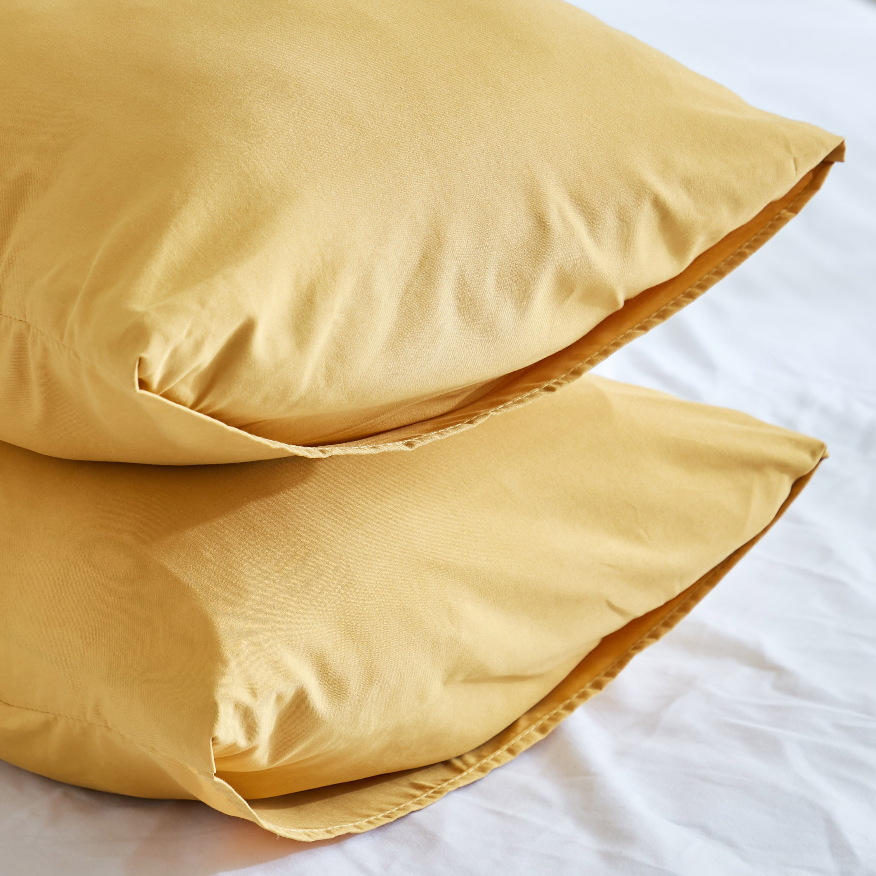 Derby 2-Piece Solid Microfibre Pillowcase Set - 45x70 cm-hbxhomeware-hbxbedroom-image-4