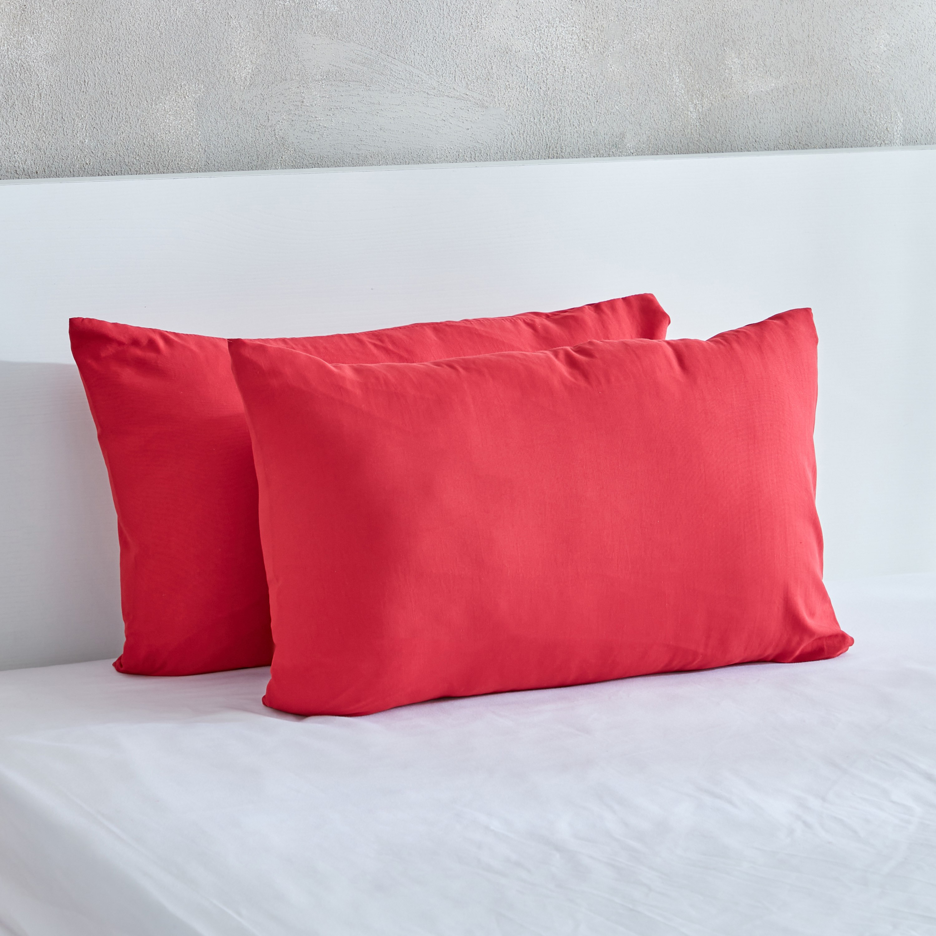 Derby 2-Piece Solid Microfiber Pillowcase Set - 45x70 cm-hbxhomeware-hbxbedroom-image-2