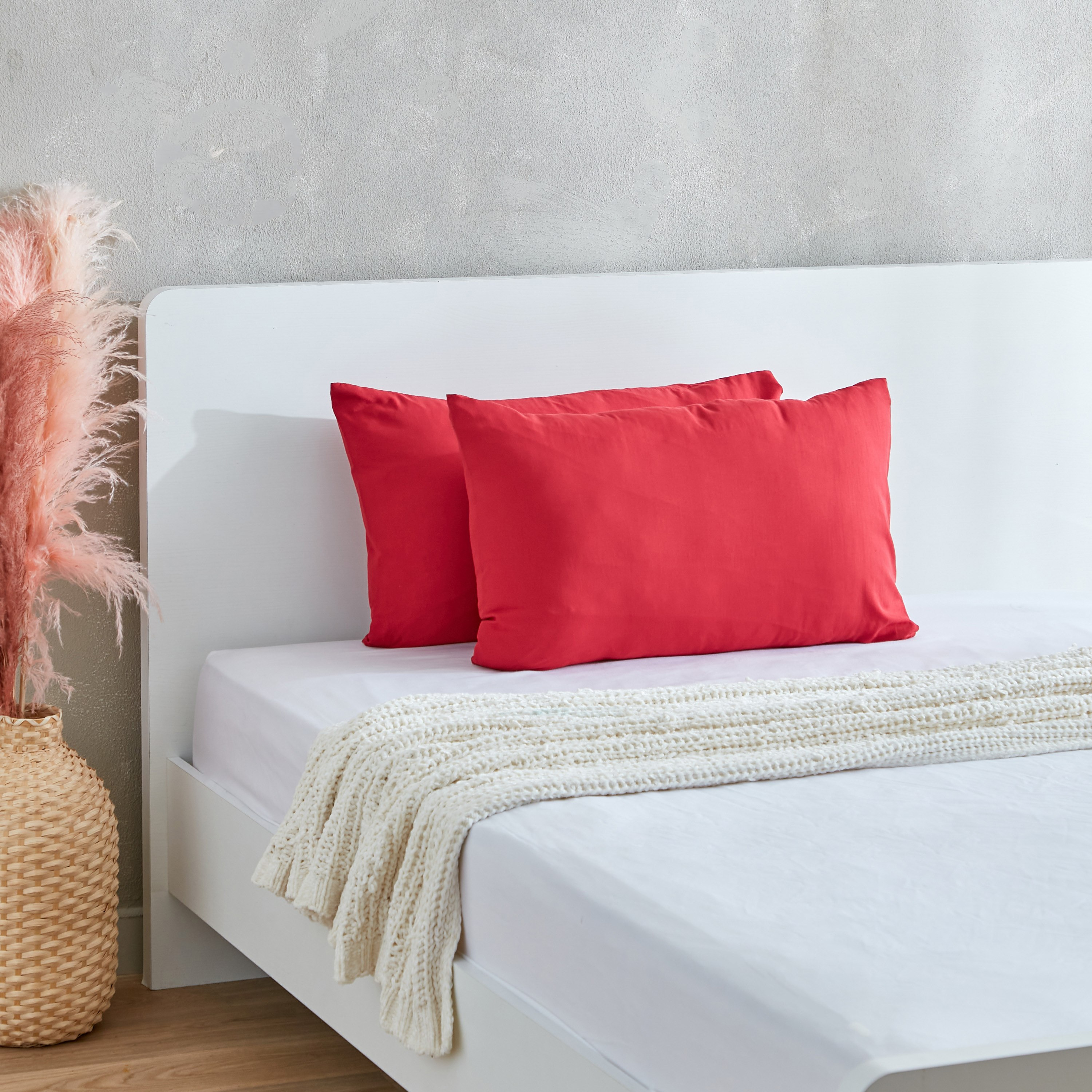 Derby 2-Piece Solid Microfiber Pillowcase Set - 45x70 cm-hbxhomeware-hbxbedroom-image-5