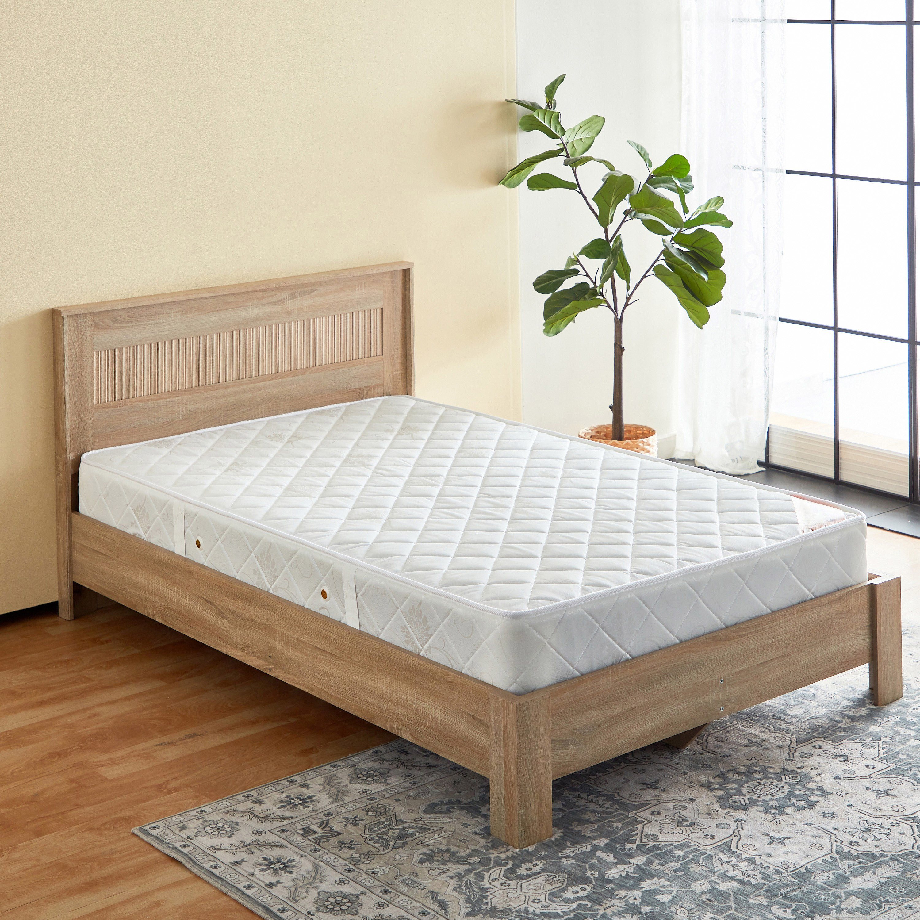 SleepEase iMagna Lux High Resilience Foam Bonnell Spring Single Mattress - 90x200x22 cm-hbxfurniture-bedroom-mattresses-single-image-2