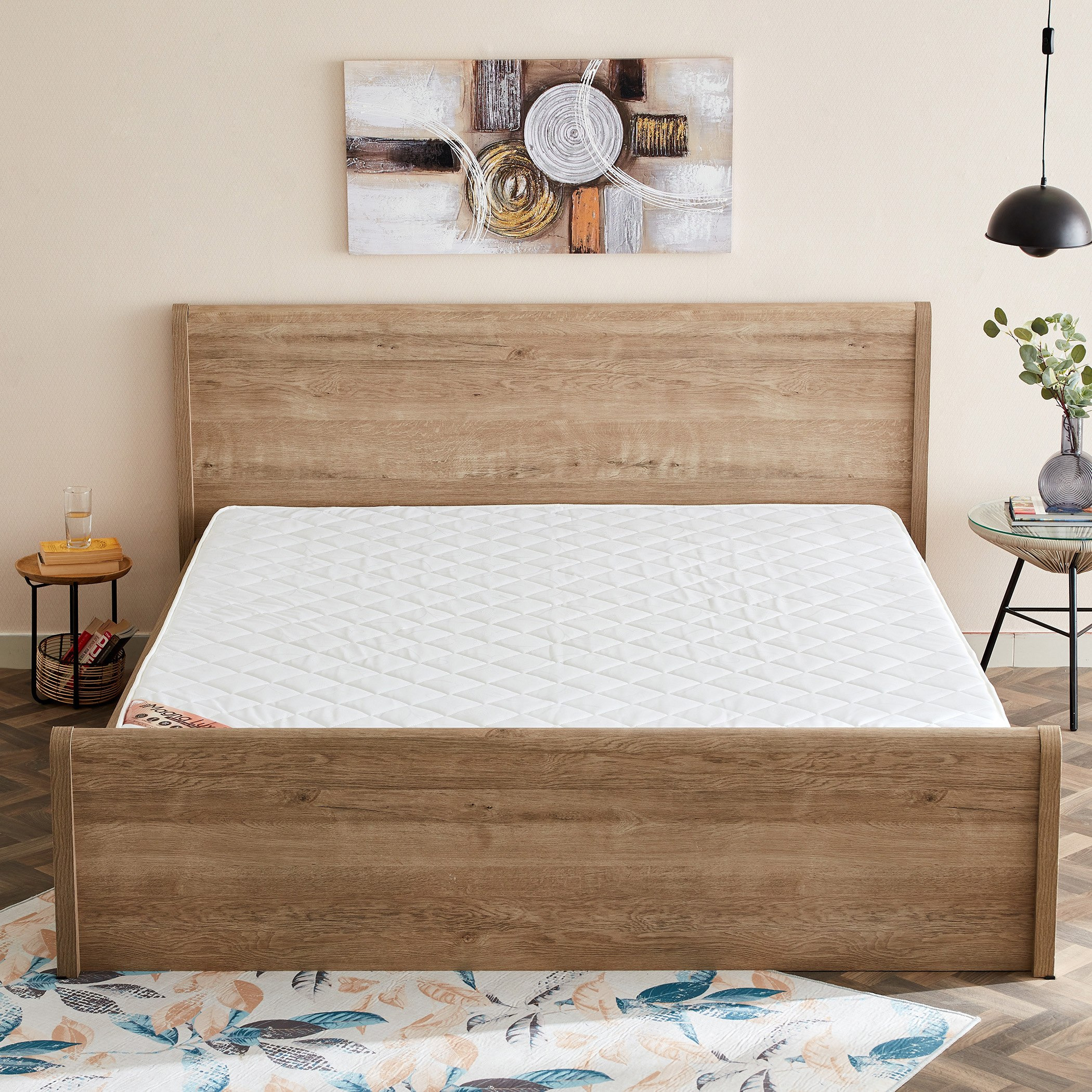 مرتبة كوين من إسفنج عالي المرونة بنوابض حلزونية من أي-ماجنا لوكس - 155x205x22 سم-hbxbedroom-mattresses-queen-image-6