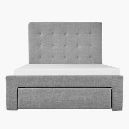Oakland Twin Upholstered Bed with Drawer - 120x200 cms