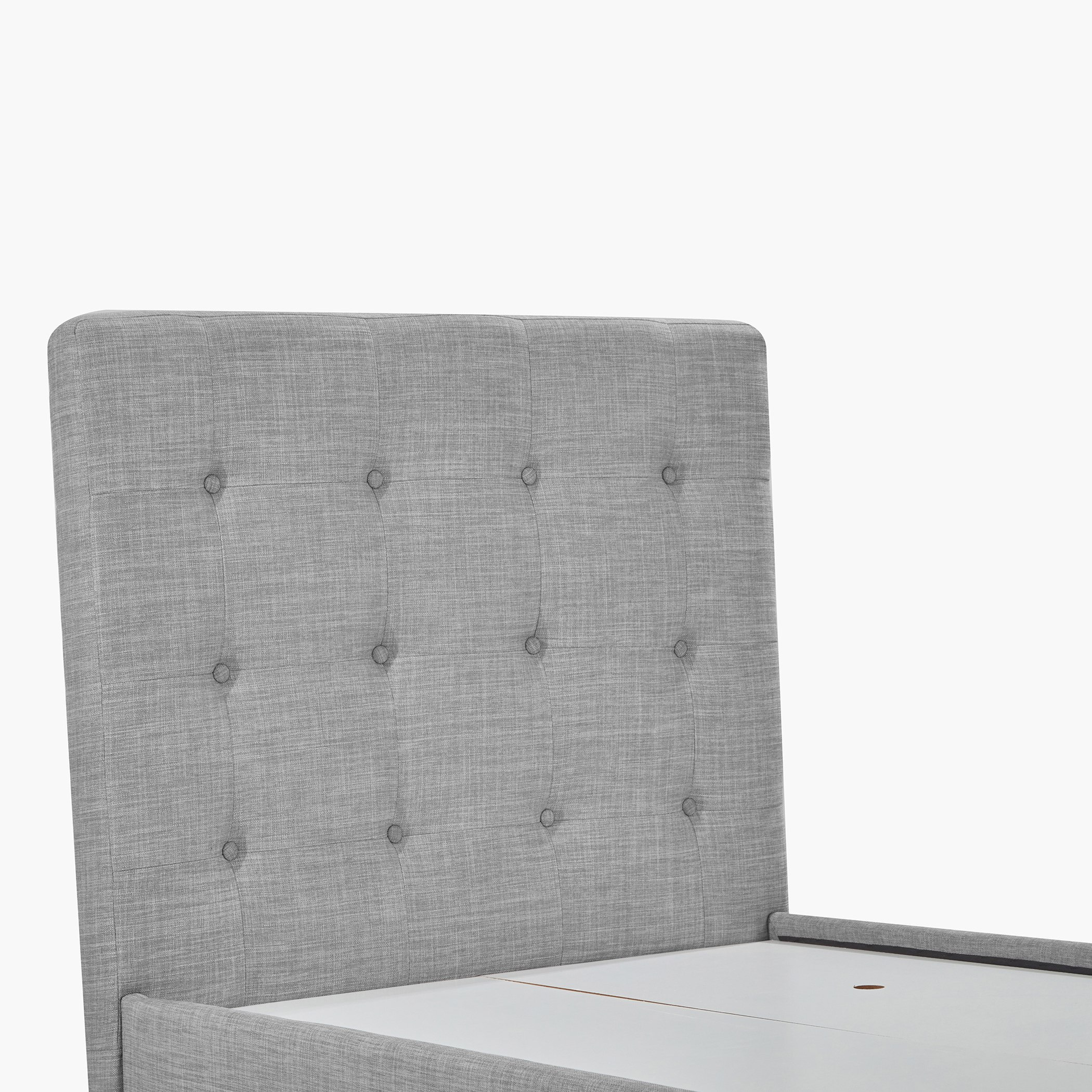 Oakland Twin Upholstered Bed with Drawer - 120x200 cm-hbxfurniture-kidsroom-kidsroomsets-twin-image-5