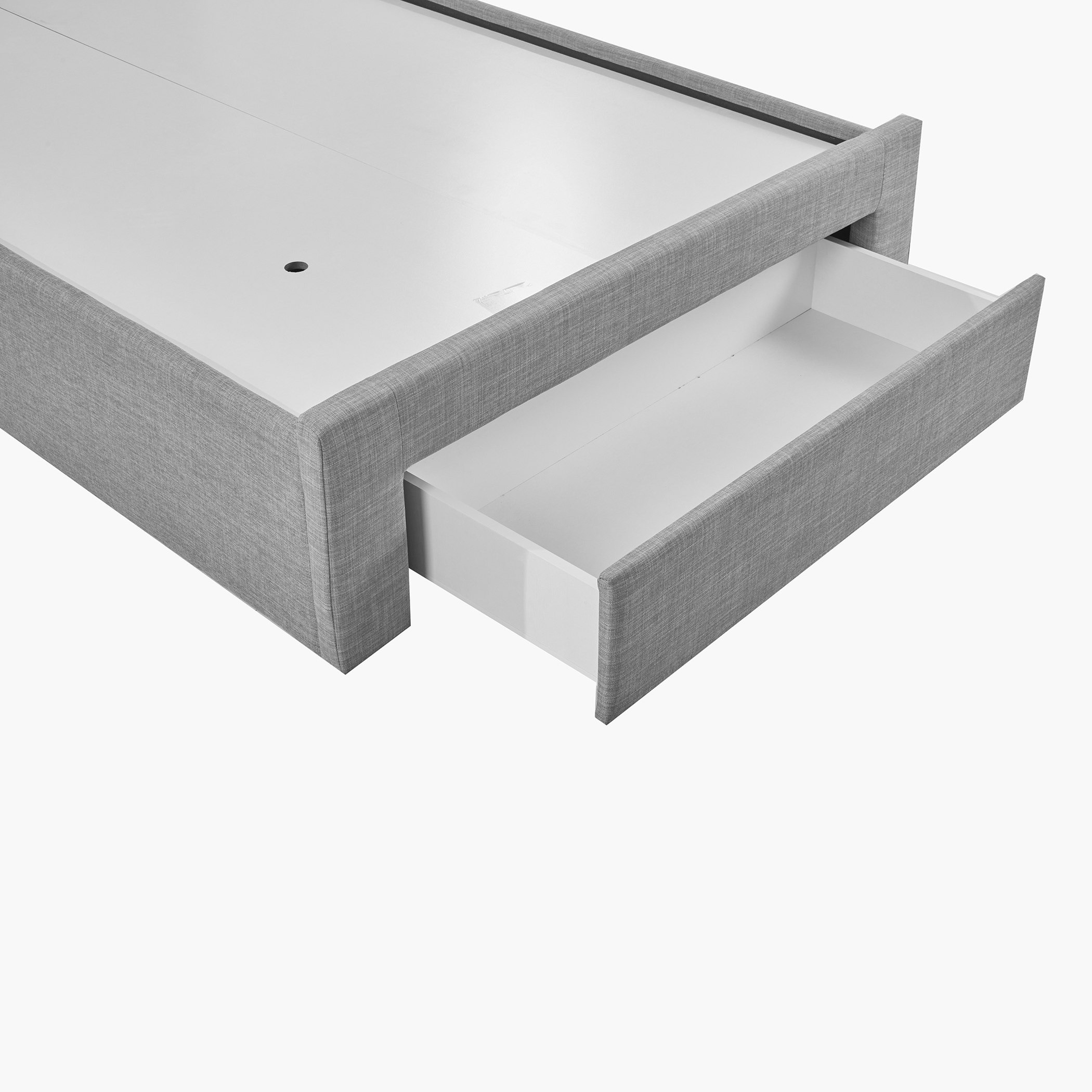 Oakland Twin Upholstered Bed with Drawer - 120x200 cm-hbxfurniture-kidsroom-kidsroomsets-twin-image-6