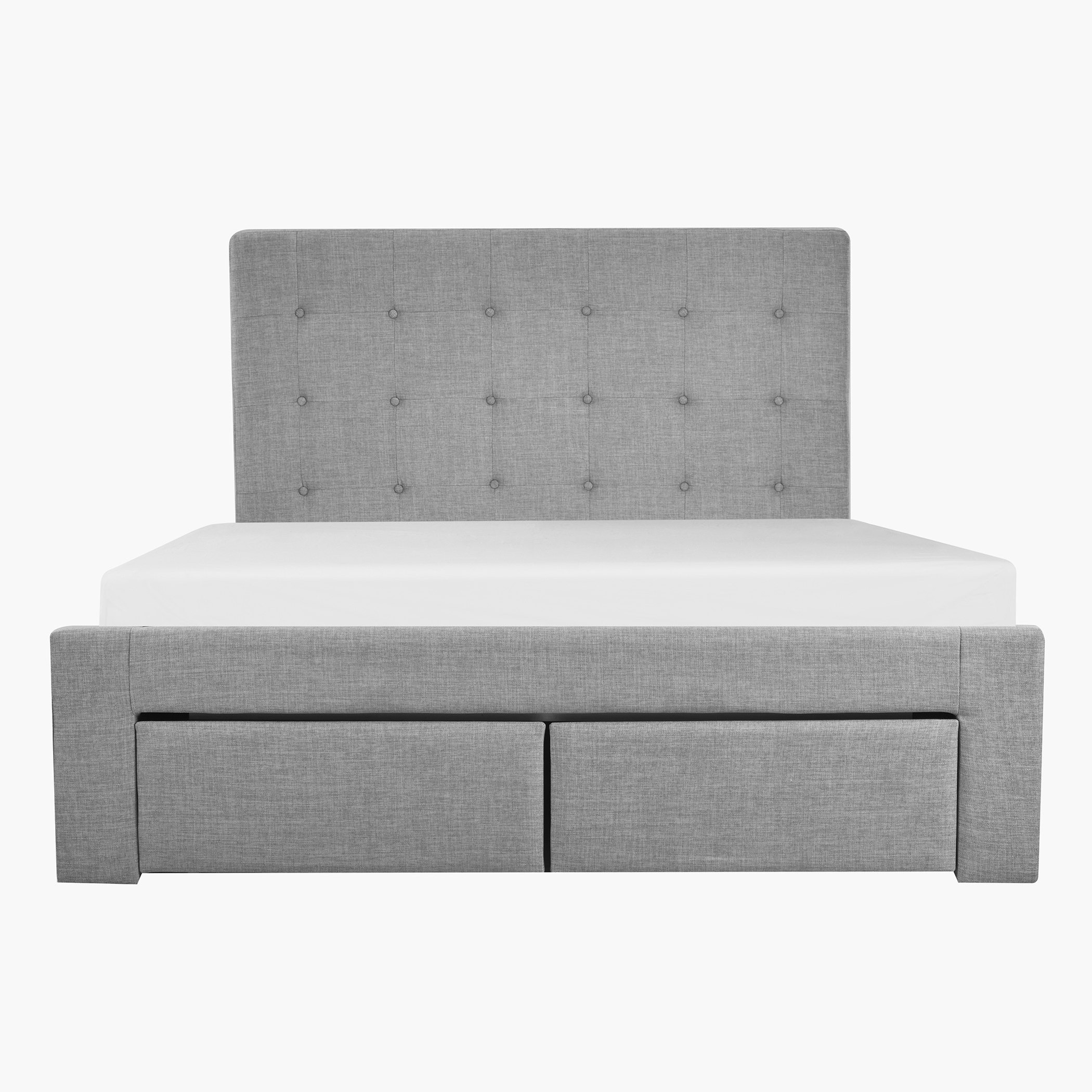 Oakland Queen Upholstered Bed with 2 Drawers - 150x200 cm-hbxbedroom-bedsandbedsets-beds-queen-image-3