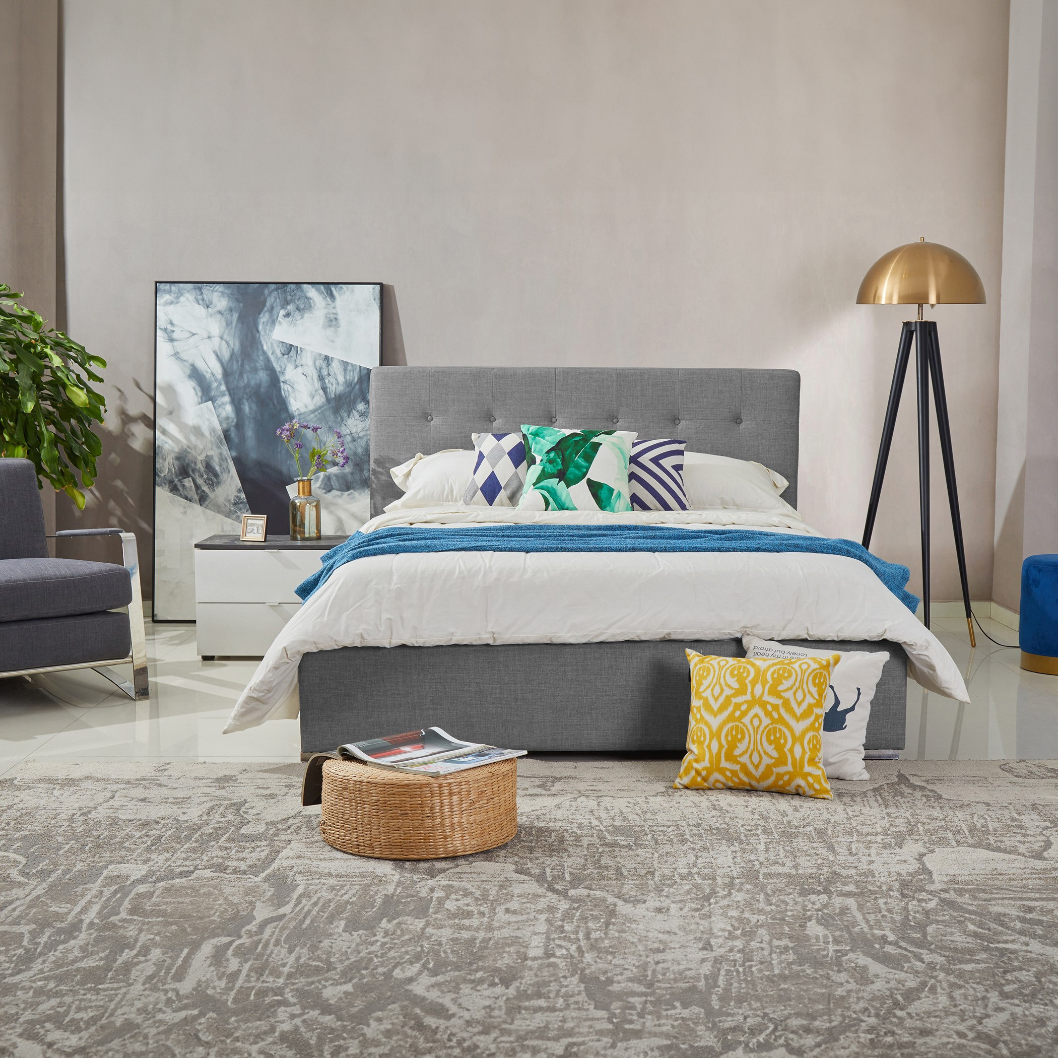 سرير كوين من أوكلاند - 160x200 سم-hbxbedroom-bedsandbedsets-beds-queen-image-1