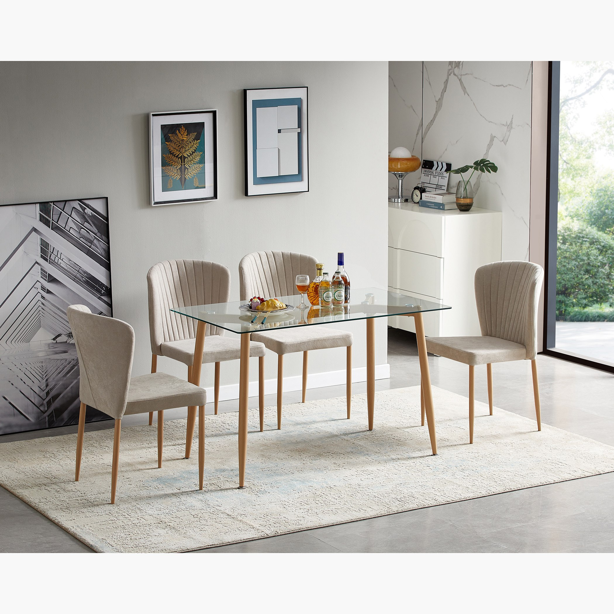 طقم سفرة 4 مقاعد من ليما-hbxdiningroom-diningtablesandsets-diningsets-fourseater-image-1