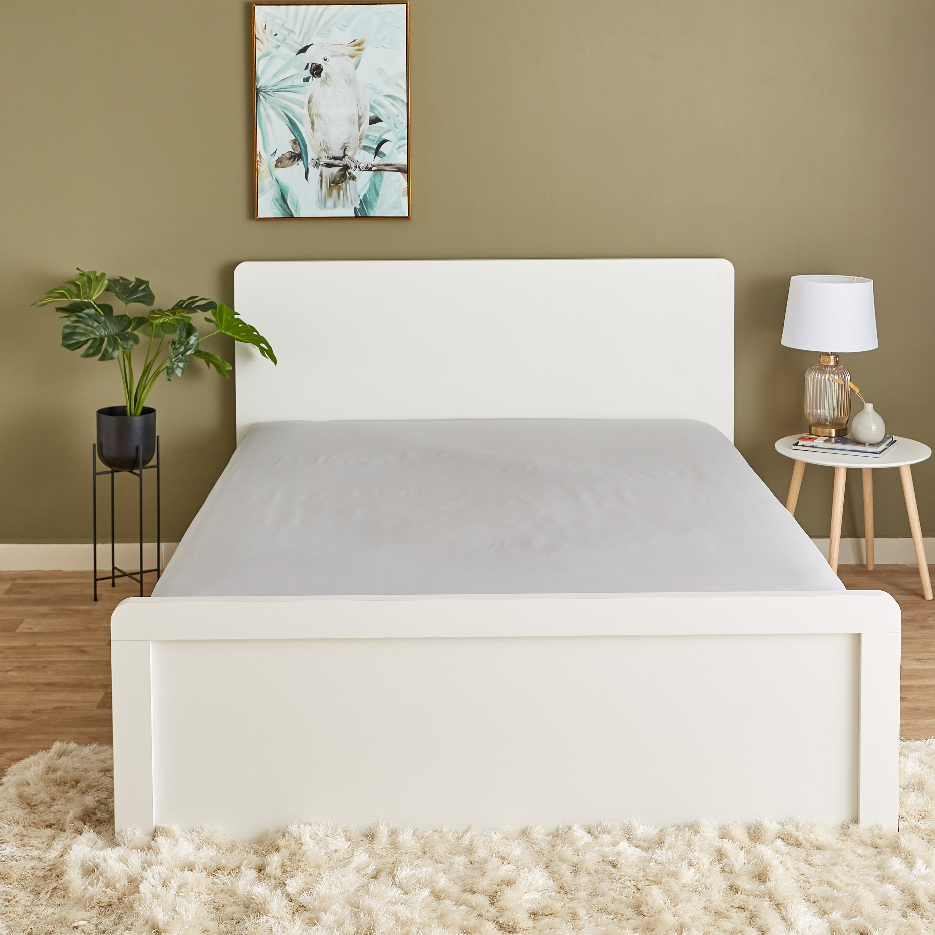 شرشف مطّاطي بولي قطن مزدوج من بريستول - 140x200+25 سم-hbxhomeware-hbxbedroom-image-2