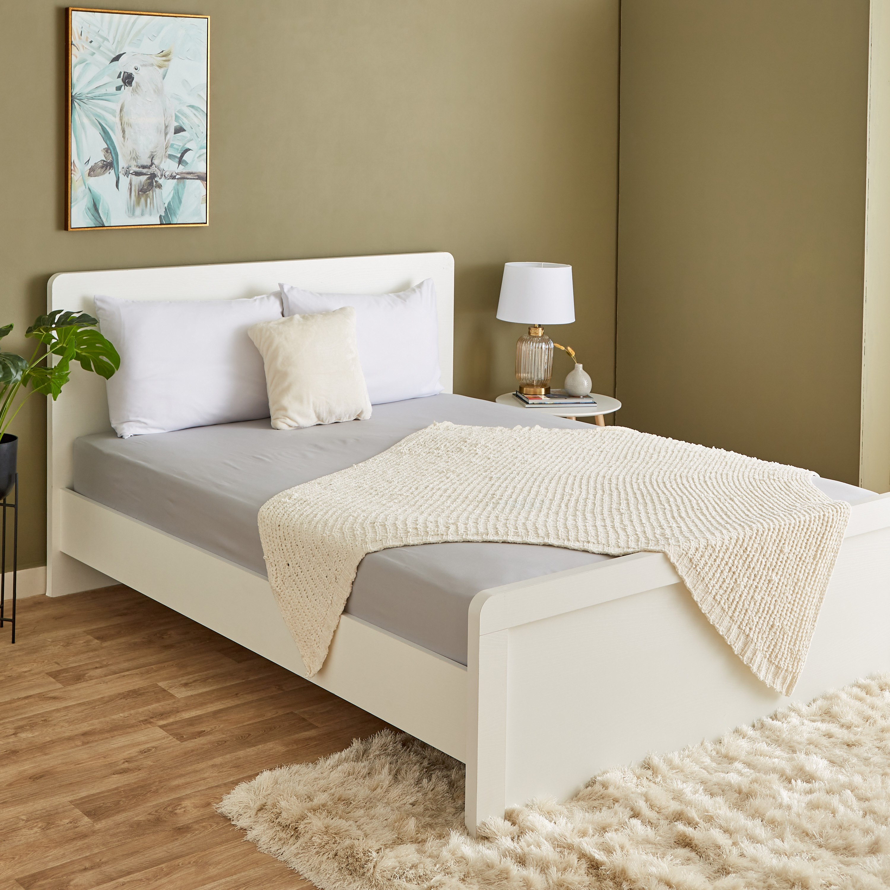شرشف مطّاطي بولي قطن مزدوج من بريستول - 140x200+25 سم-hbxhomeware-hbxbedroom-image-7