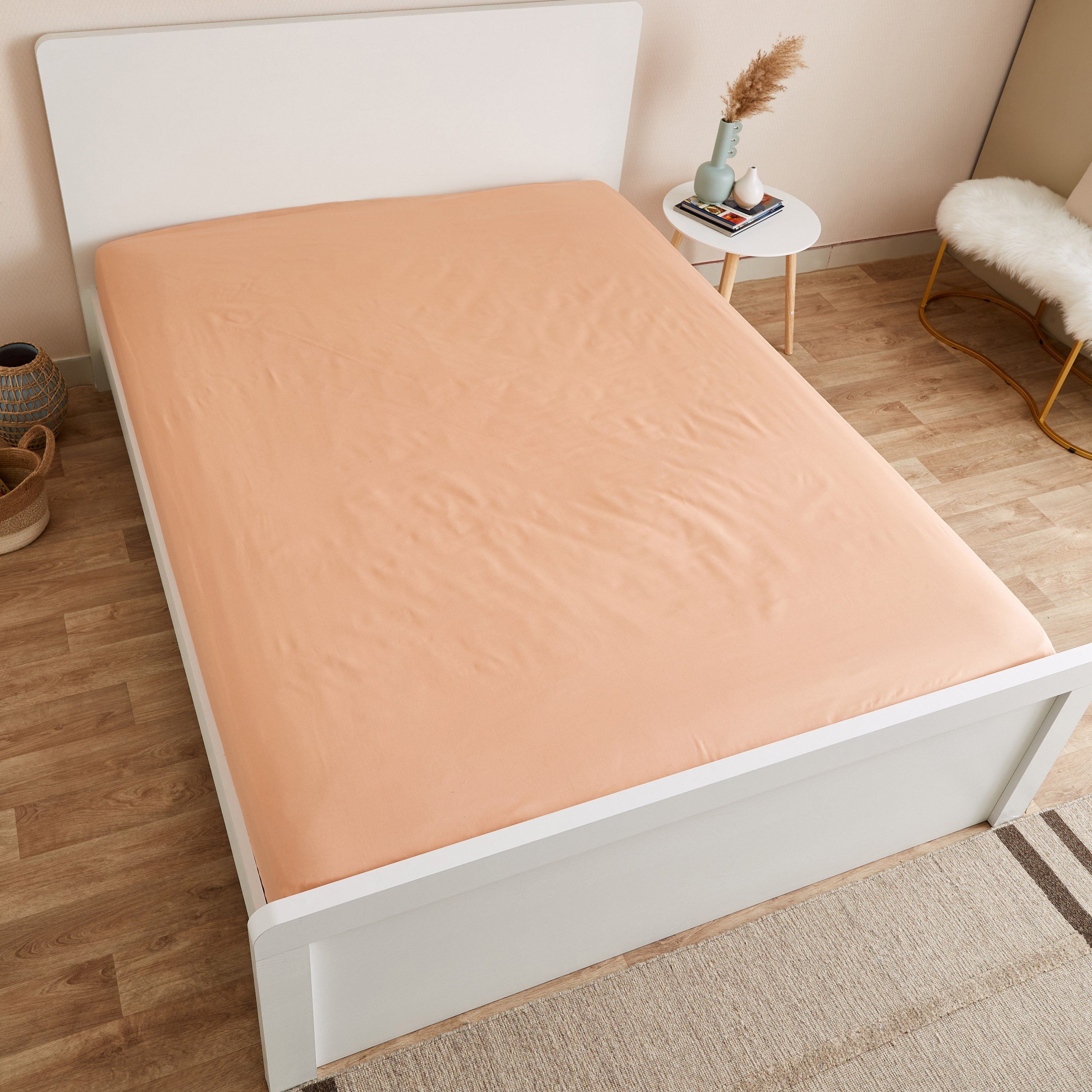 Bristol Double Polycotton Fitted Sheet - 140x200+25 cm-hbxhomeware-hbxbedroom-image-3