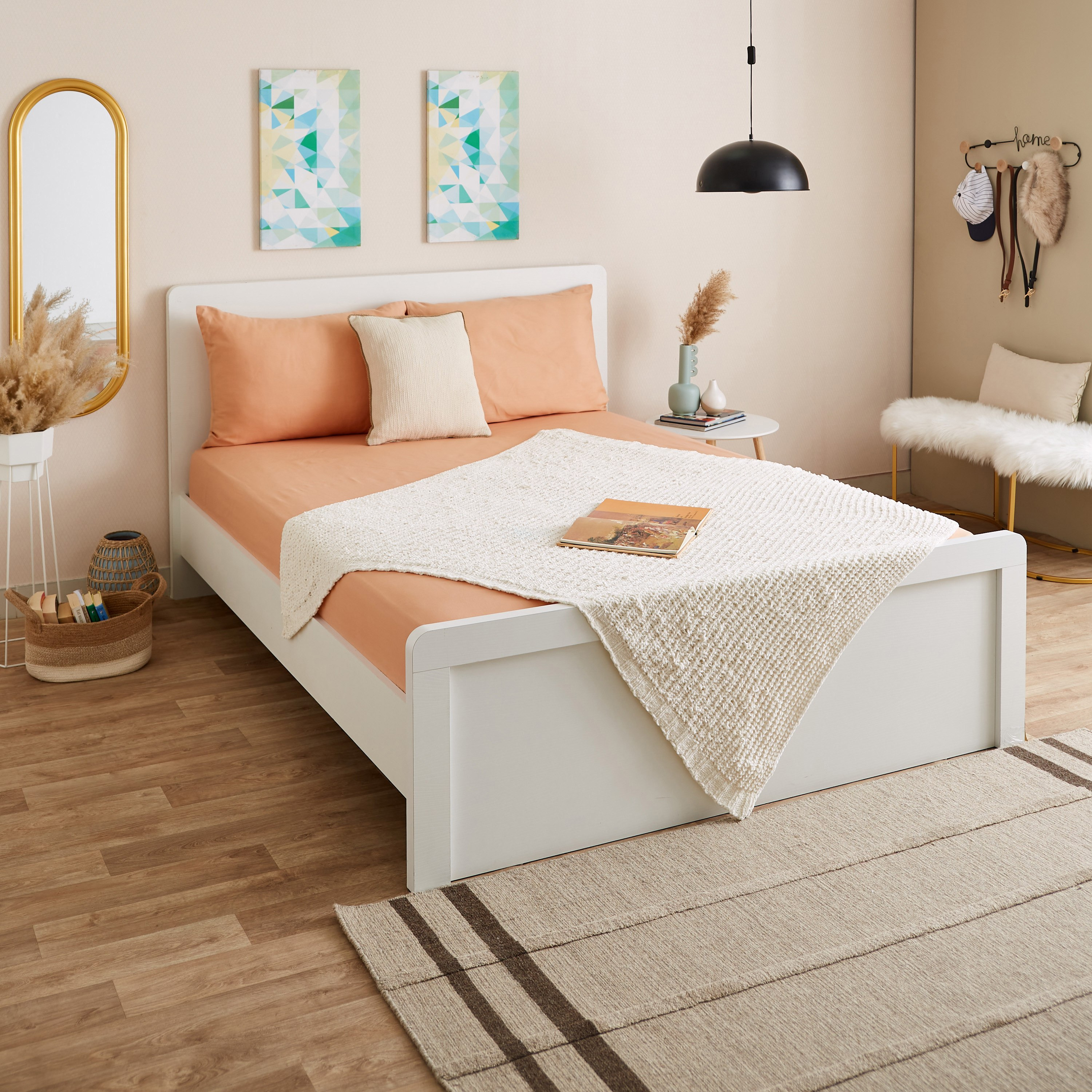 Bristol Double Polycotton Fitted Sheet - 140x200+25 cm-hbxhomeware-hbxbedroom-image-7