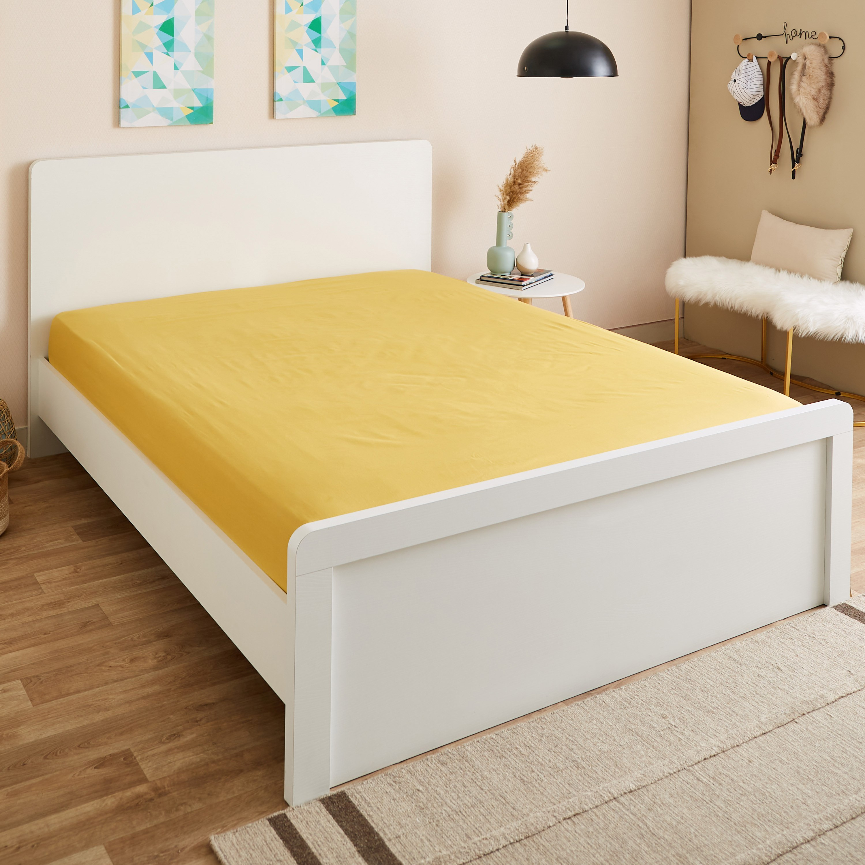 Bristol Polycotton Olympic Queen Fitted Sheet - 160x200+25 cm-hbxhomeware-bedding-fittedsheets-image-1