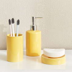Lenox 3-Piece Ceramic Bathroom Accessory Set