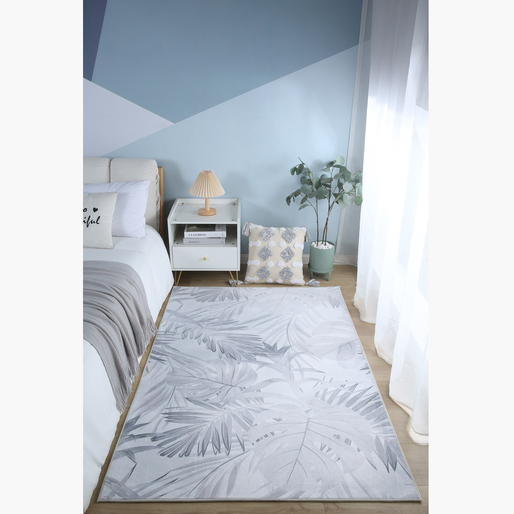 سجادة فلانيل بطبعات من ويلز - 110x160 سم-hbxdecorandfurnishings-floorcoverings-rugs-image-1
