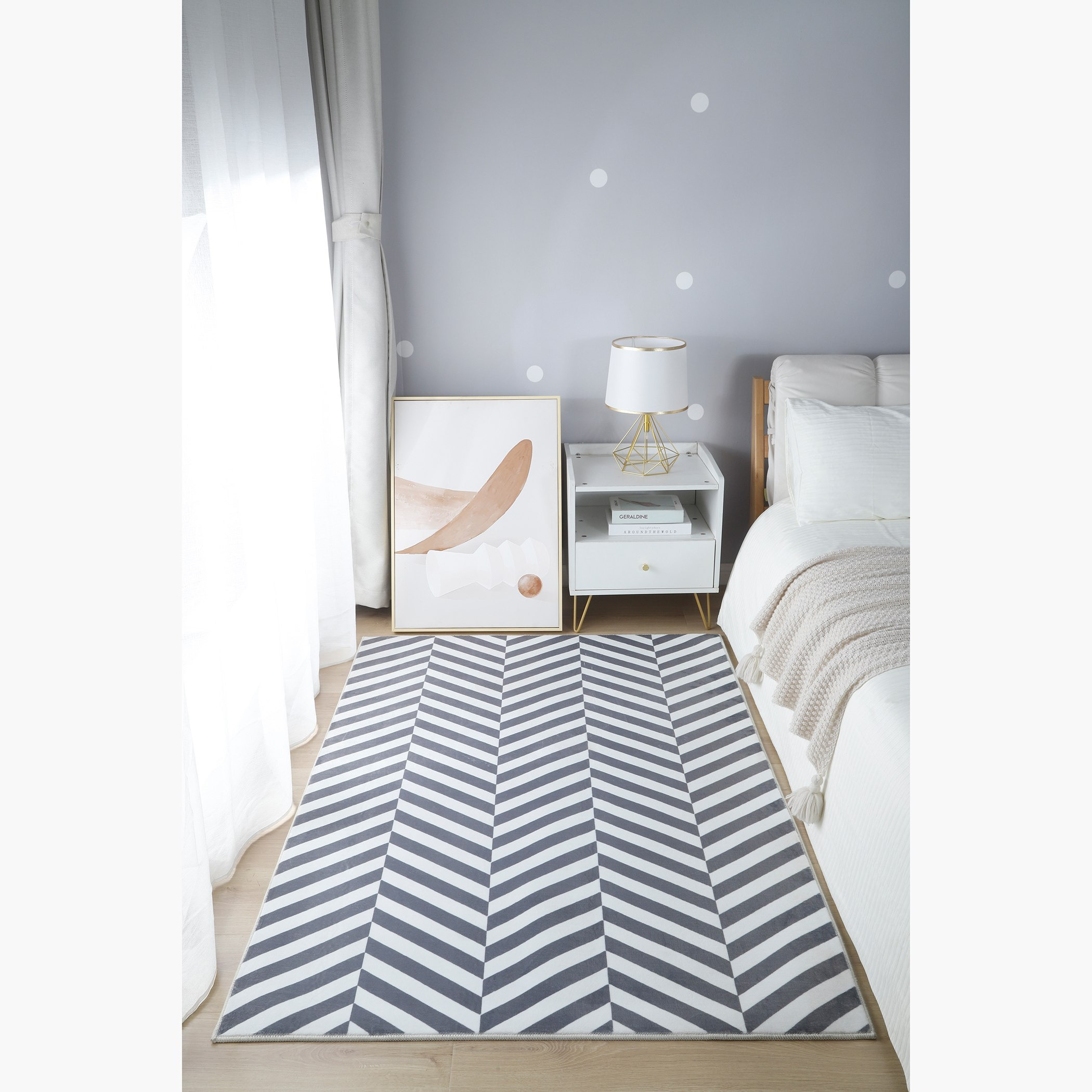سجادة فلانيل بطبعات من ويلز - 110x160 سم-hbxdecorandfurnishings-floorcoverings-rugs-image-1