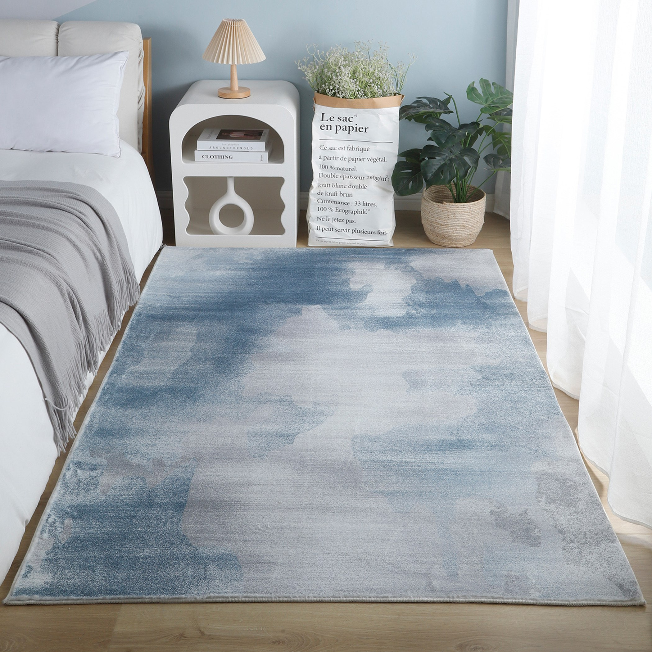 سجادة فرو ناعمة بطبعات من ميلان - 120x170 سم-hbxdecorandfurnishings-floorcoverings-rugs-image-1