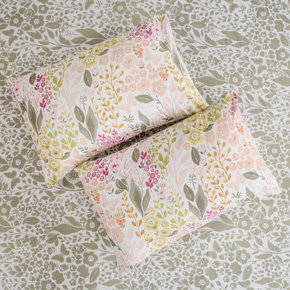 Valencia 5-Piece Botanic Cotton Printed Twin BIAB Comforter Set - 160x220 cms