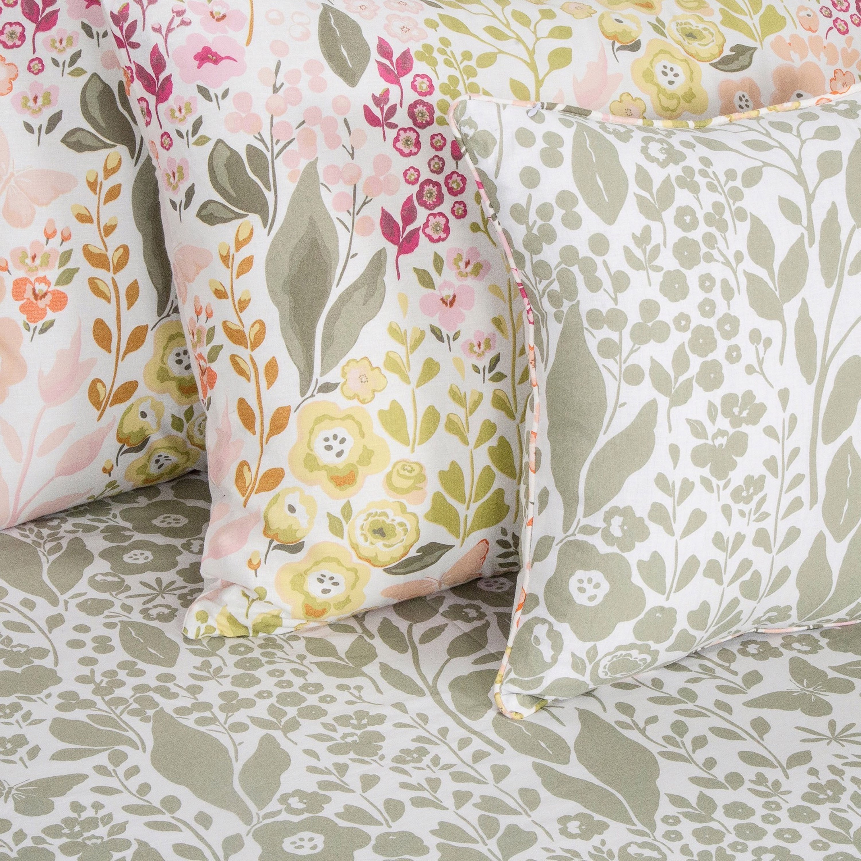 طقم لحاف مزدوج قطن بوتانيك بطبعات 5 قطع من فالنسيا - 160x220 سم-hbxhomeware-hbxdecorandfurnishings-image-4