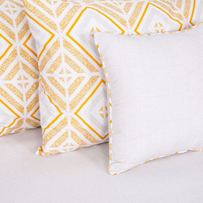Valencia Canary 5-Piece Printed Cotton Twin BIAB Comforter Set - 160x220 cms