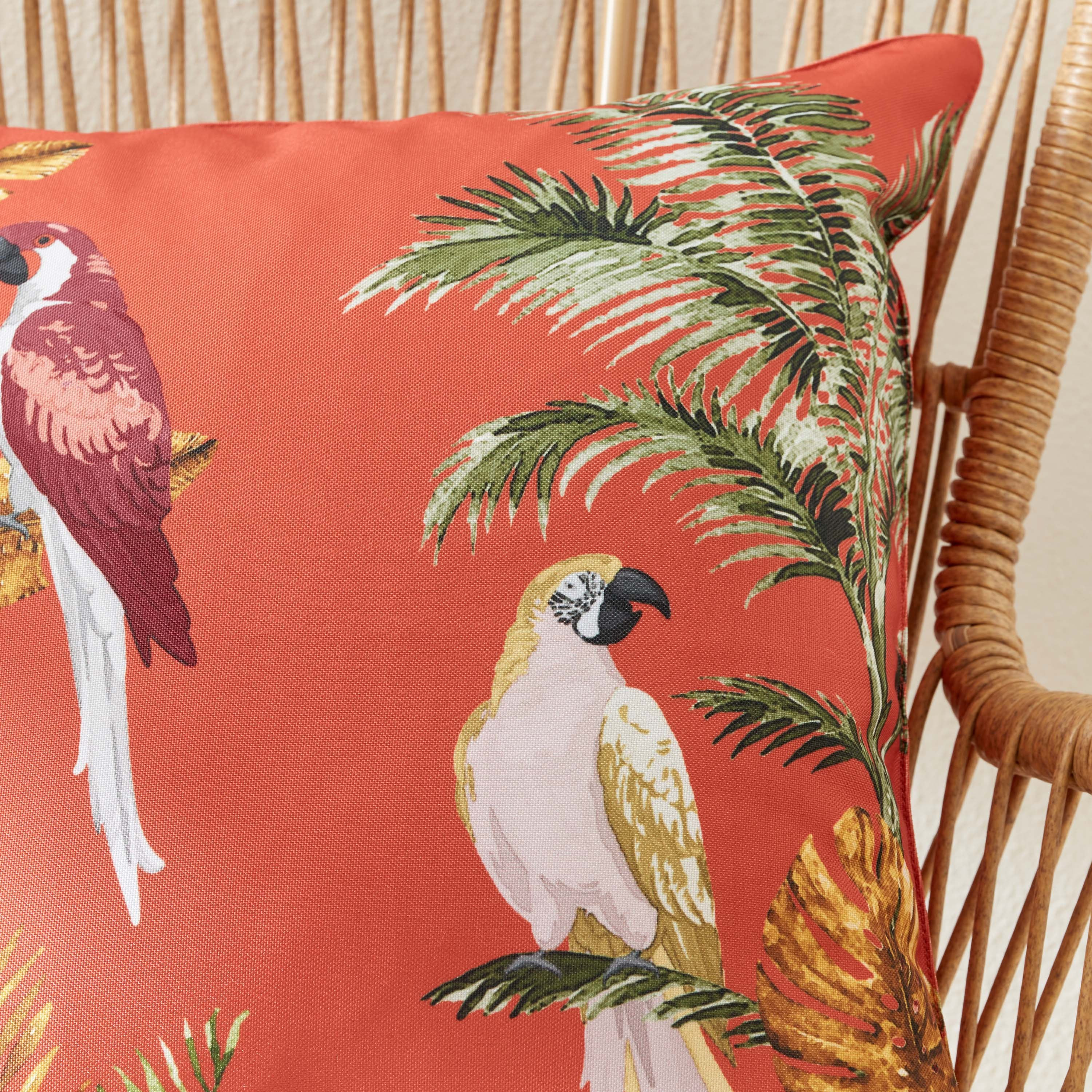 غطاء وسادة خارجي بطبعات ببغاء - 45x45 سم-hbxhomeware-cushionsandcovers-cushioncovers-image-2