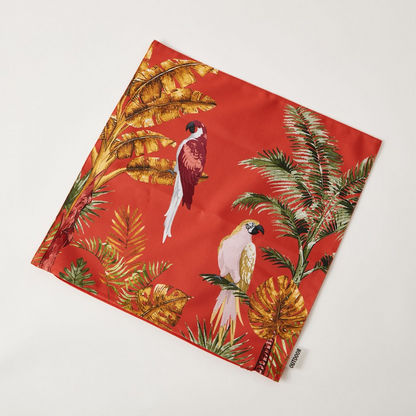 Parrot Print Outdoor Cushion Cover - 45x45 cms