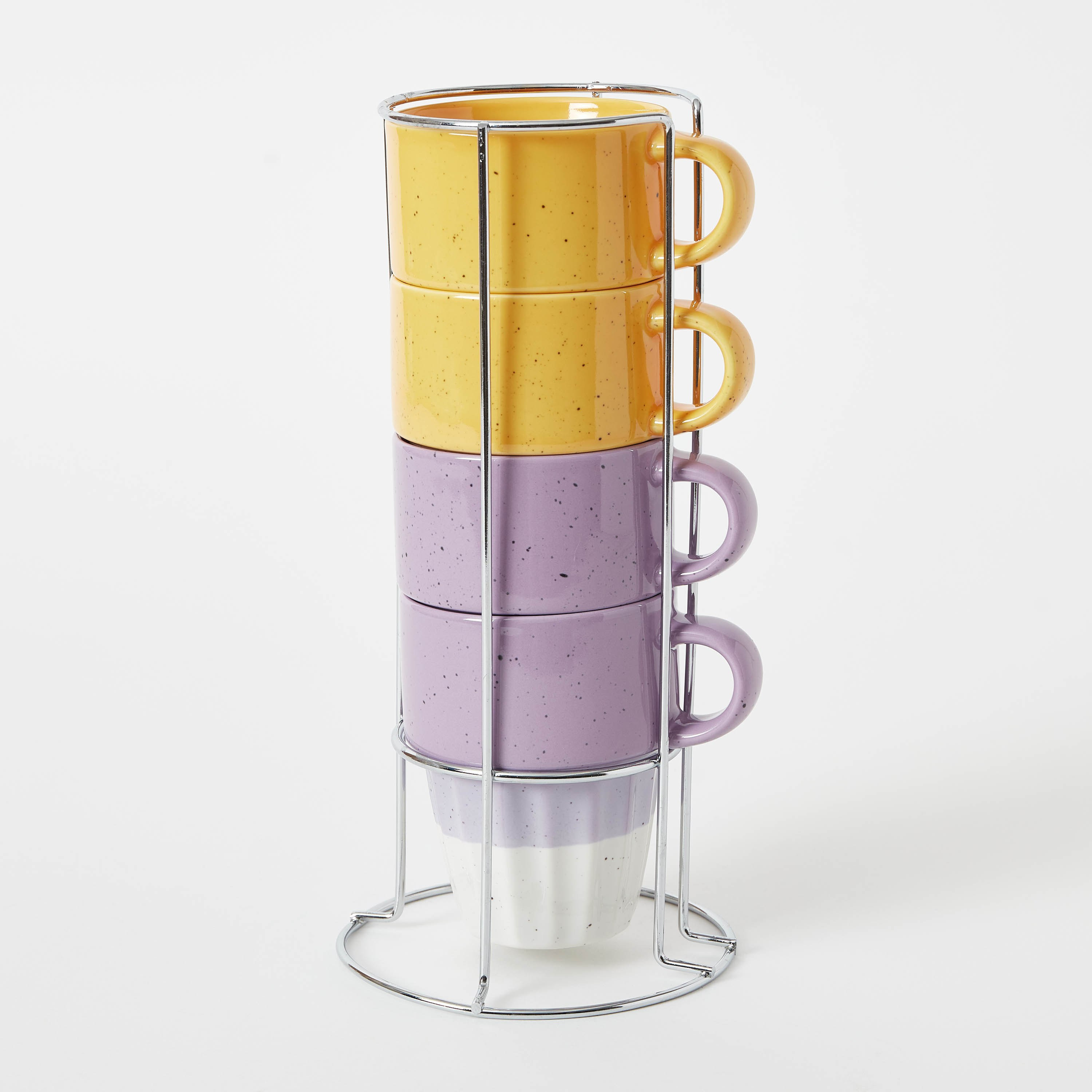 Galexia 5-Piece Stackable Mug Set-hbxhomeware-diningandtabletop-coffeeandteasets-image-5