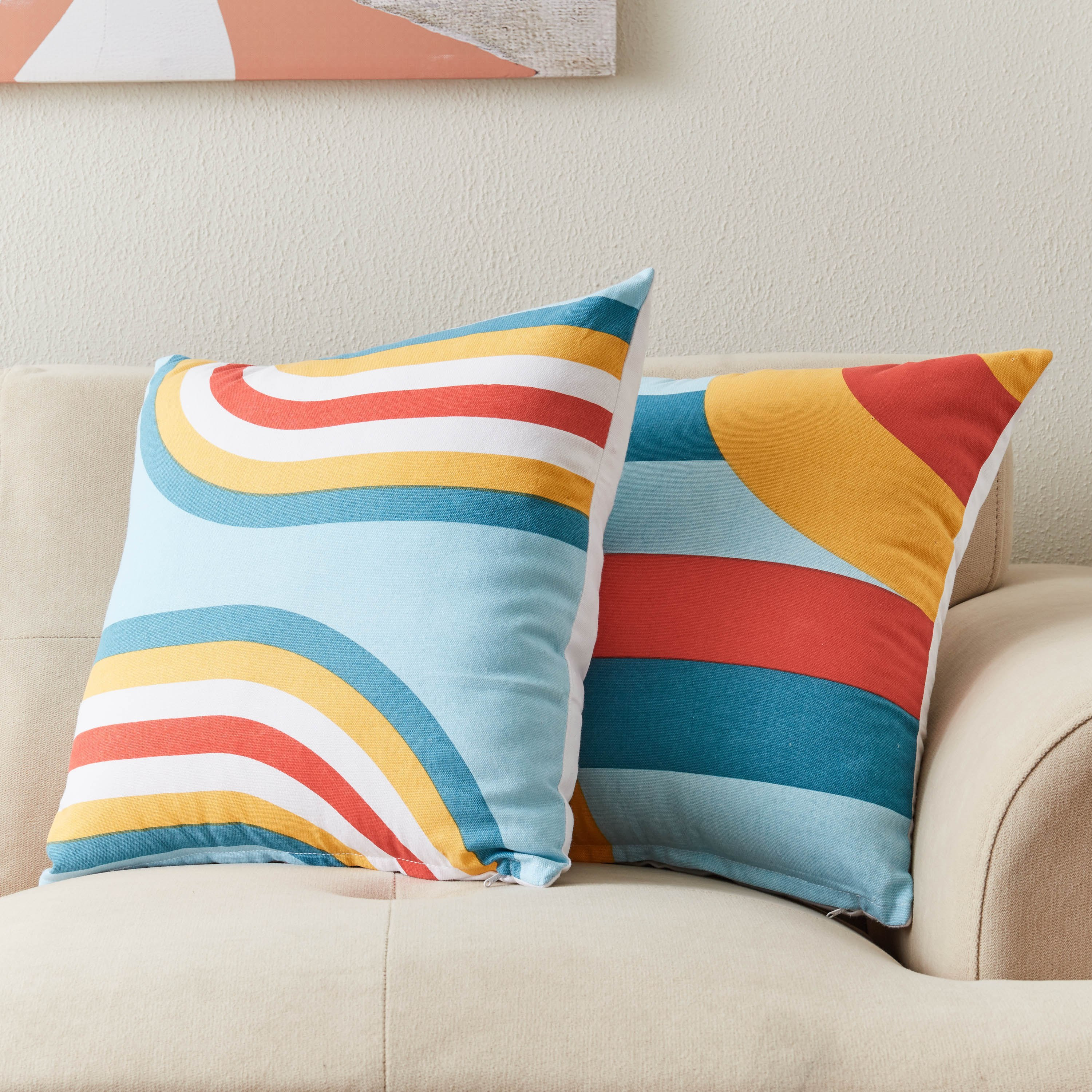 طقم غطاء وسادة بطبعات قطعتين من فريدا - 40x40 سم-hbxhomeware-cushionsandcovers-cushioncovers-image-1