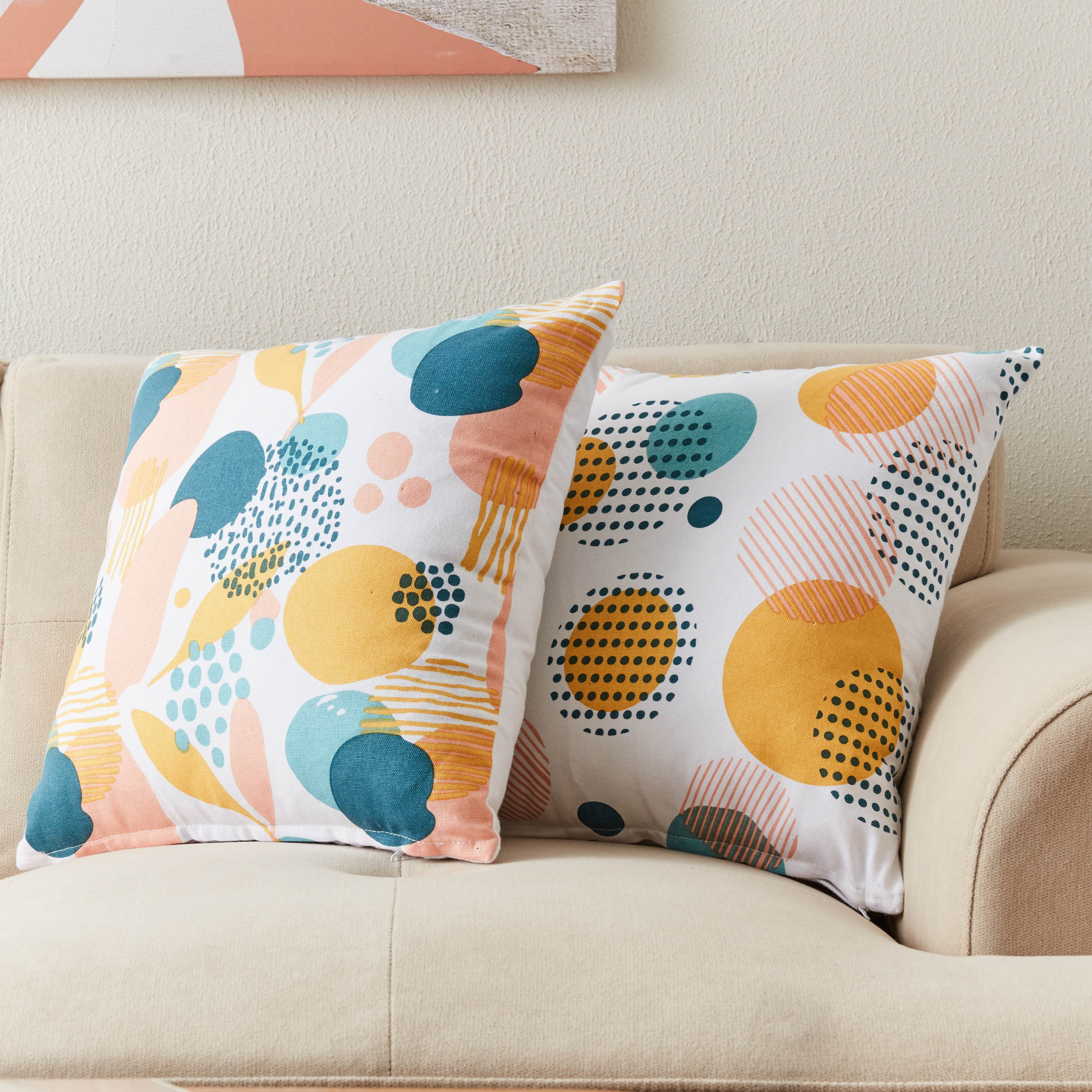 طقم غطاء وسادة بطبعات قطعتين كاي من فريدا - 40x40 سم-hbxhomeware-cushionsandcovers-cushioncovers-image-1