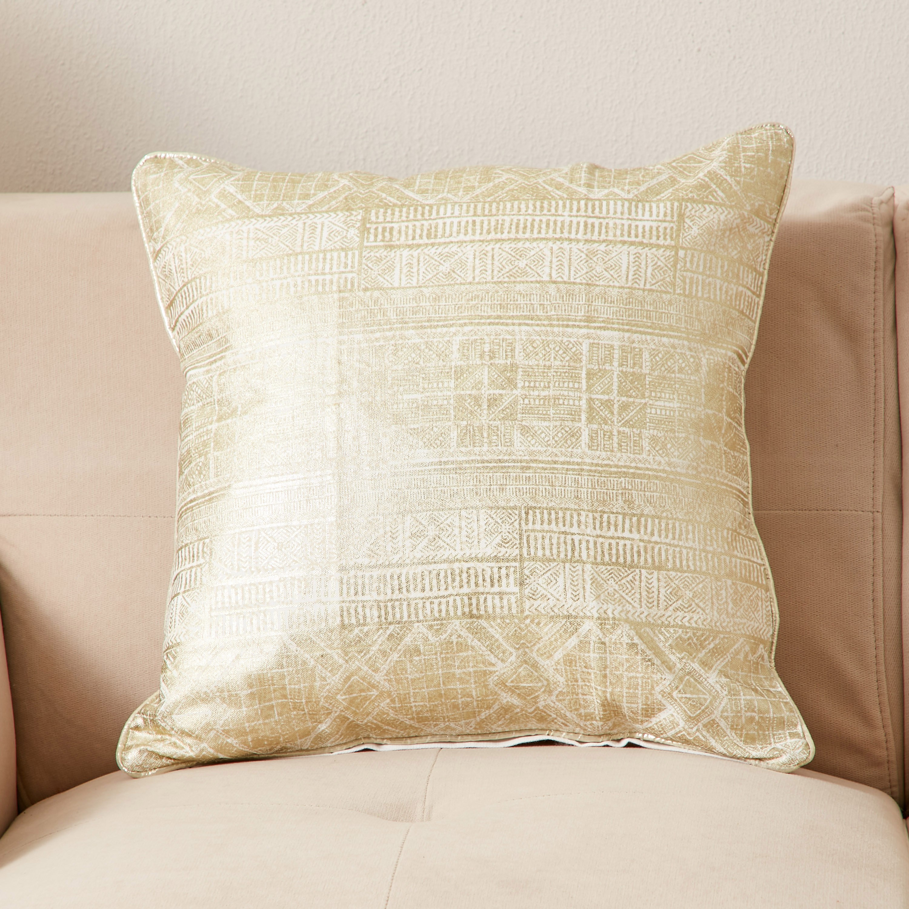 Gemma Esme Foil Print Cushion Cover - 45x45 cm-hbxhomeware-cushionsandcovers-cushioncovers-image-1