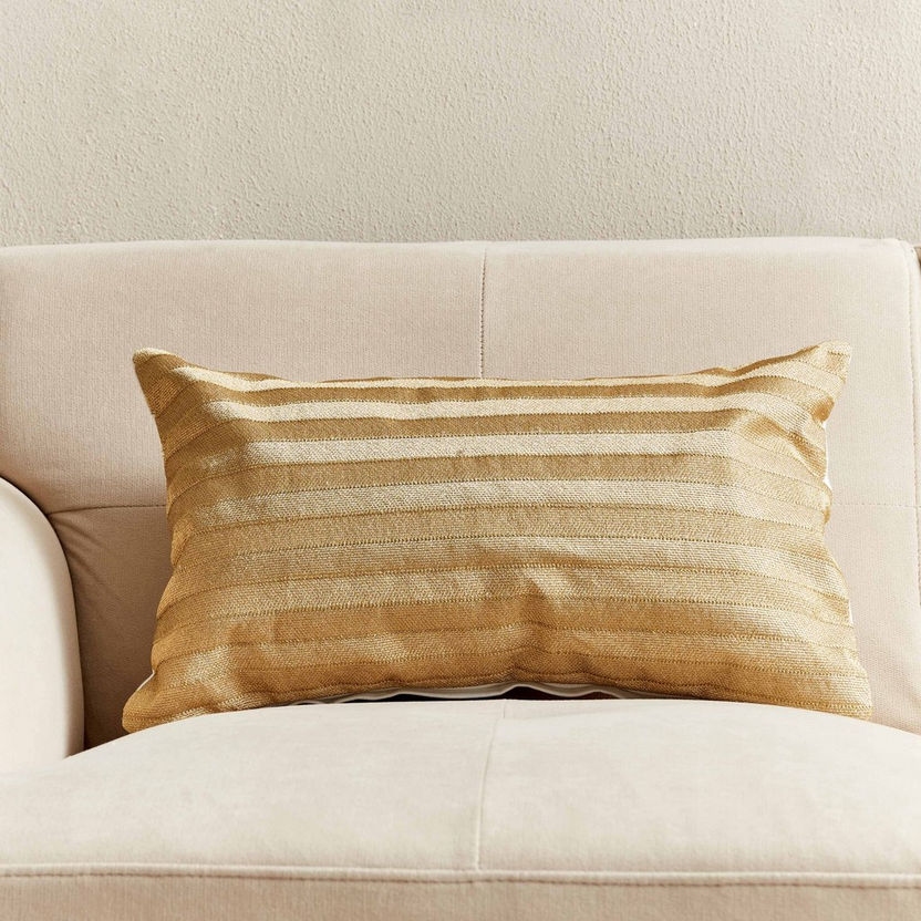 Petra Embroidered Filled Cushion - 30x50 cm-Filled Cushions-image-0