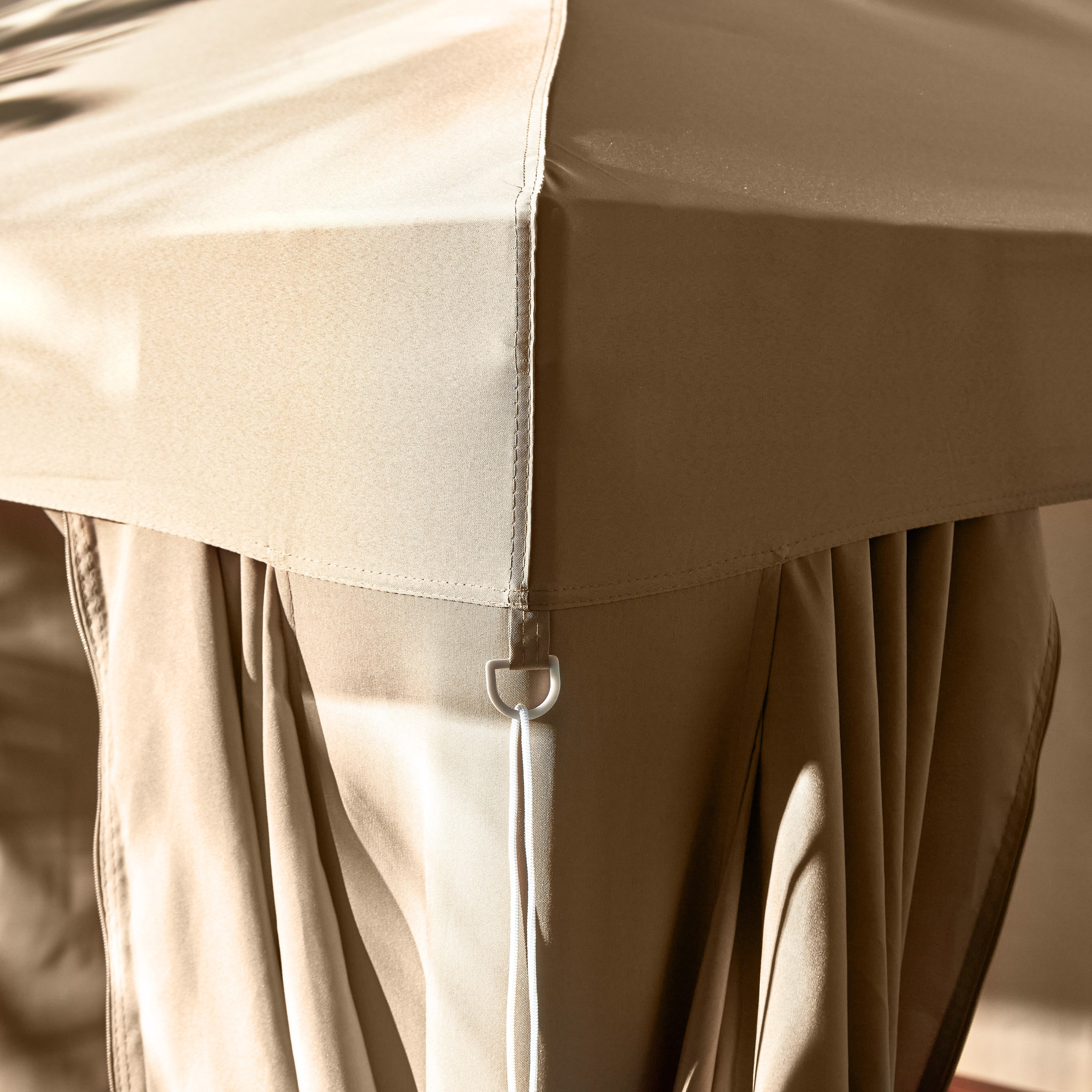 Polva Outdoor Gazebo with Metal Frame - 3.5x3.5 m-hbxfurniture-outdoor-diningsets-image-2