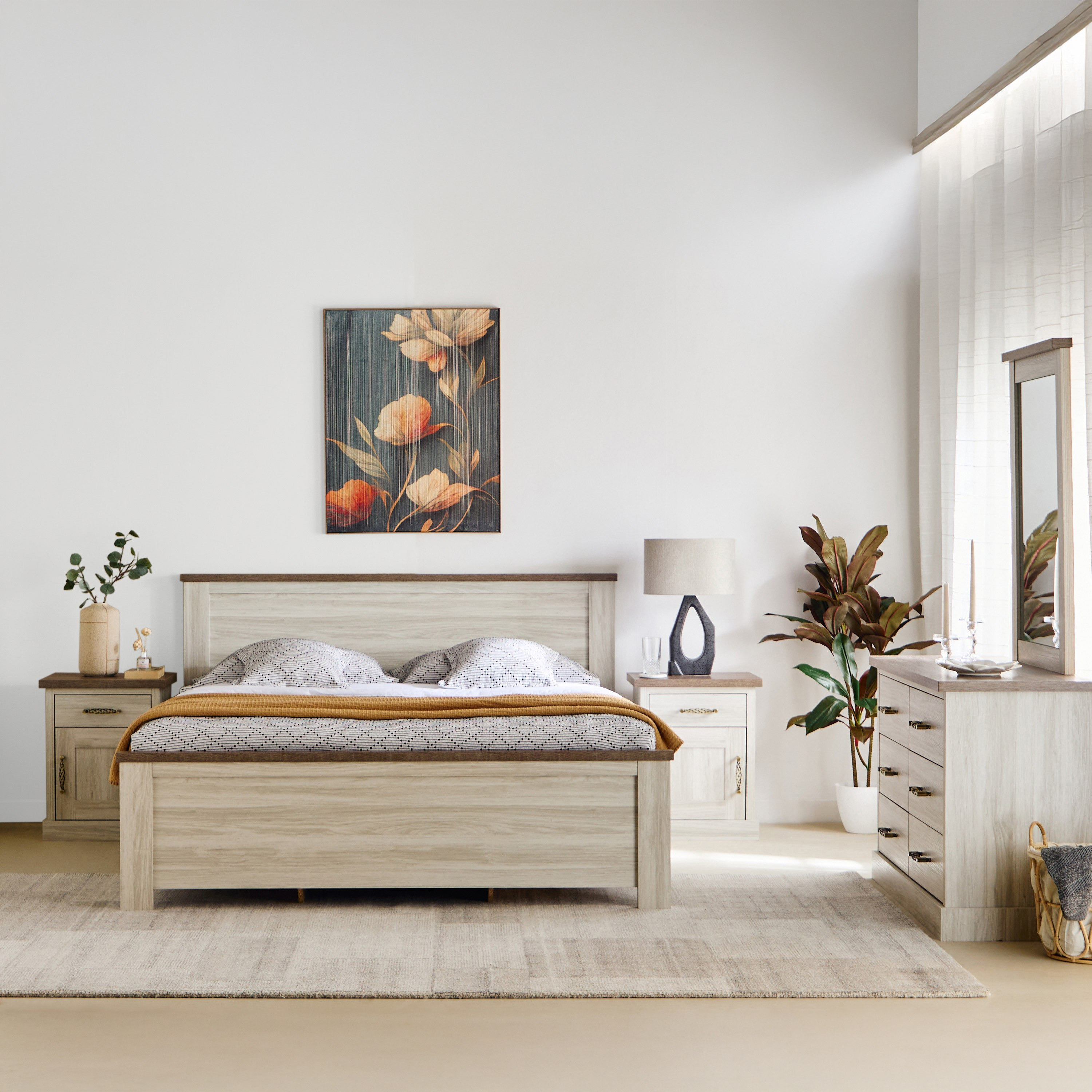 Angelic King Bed - 180x200 cm-hbxfurniture-bedsandbedsets-beds-king-image-6