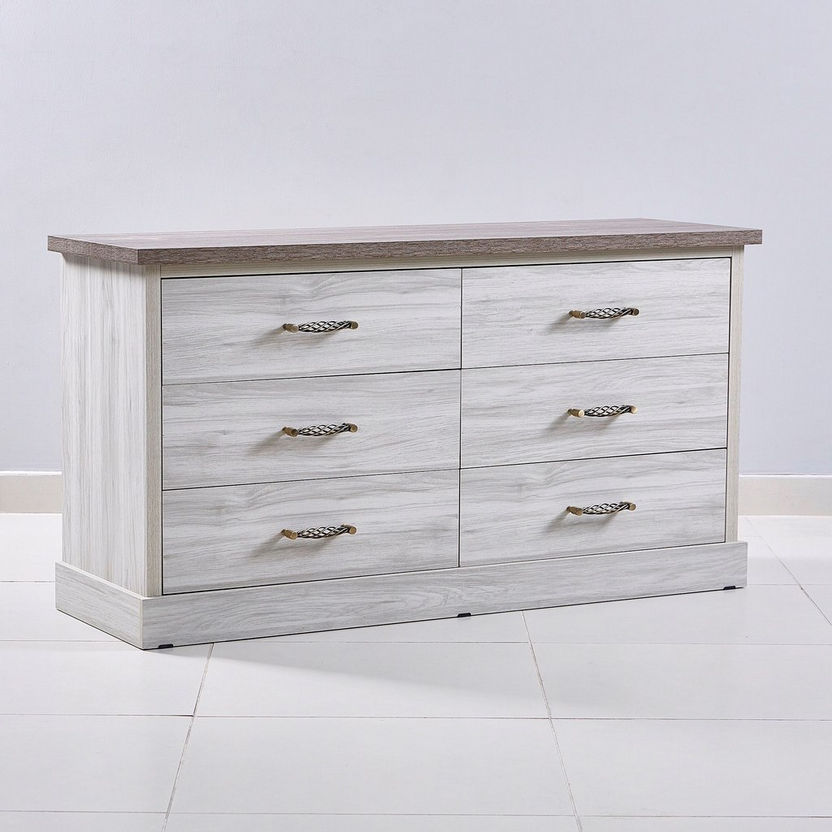 Angelic 6-Drawer Master Dresser without Mirror-Dressers and Mirrors-image-5