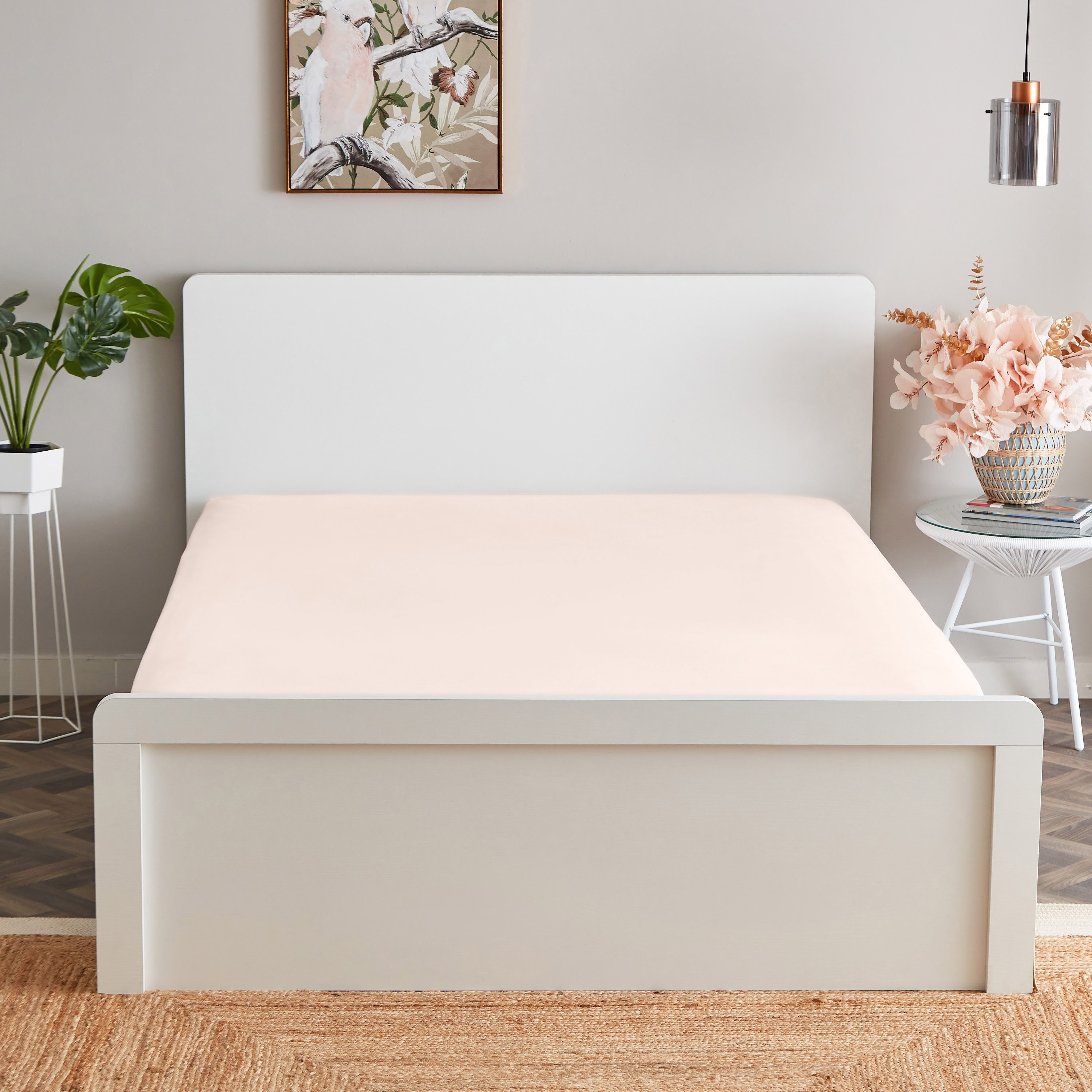 شرشف مطاطي كوين جيرسي من سوبر سوفت - 150x200+33 سم-hbxhomeware-hbxbedroom-image-2