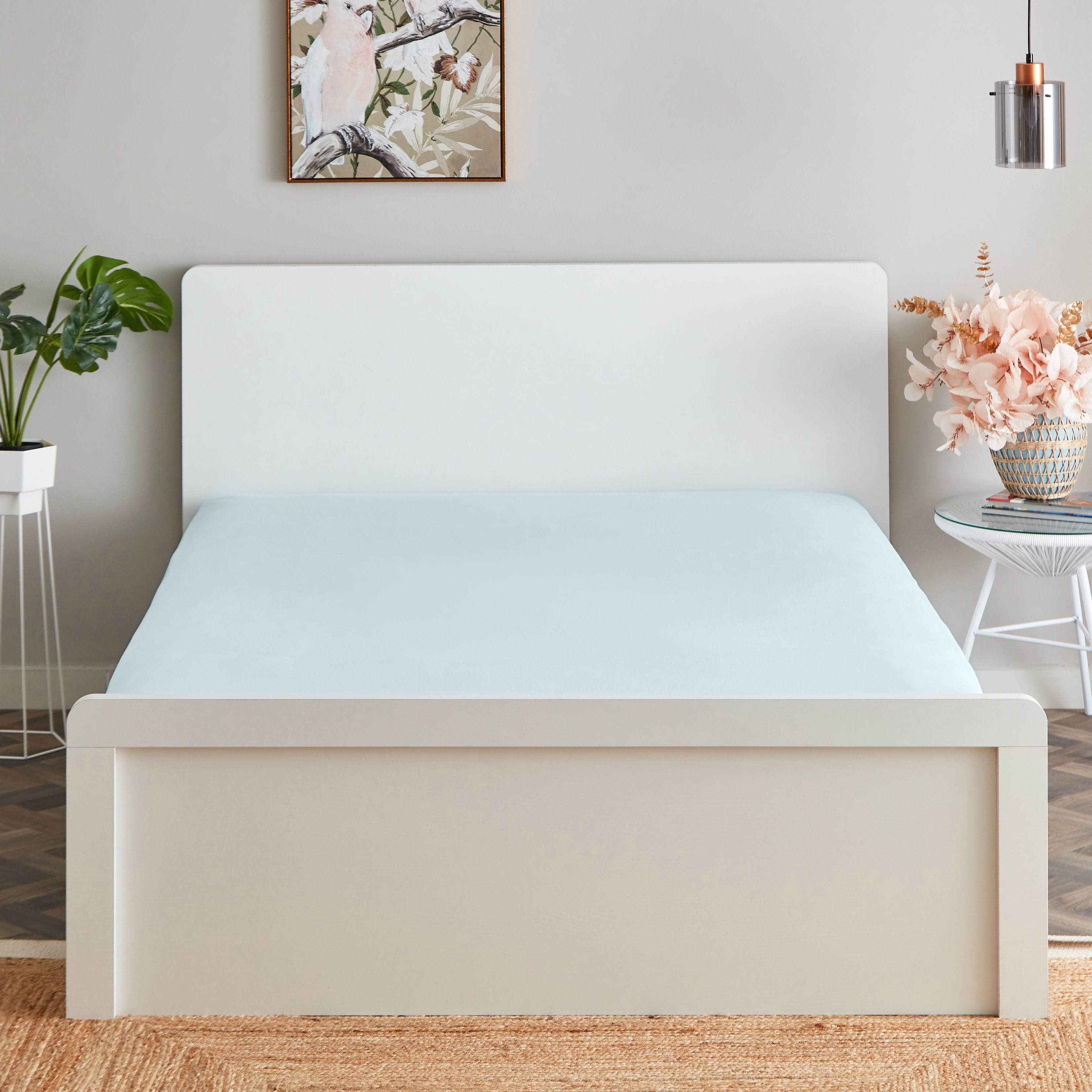 شرشف مطّاطي كينج جيرسي من سوبر سوفت - 180x200+33 سم-hbxhomeware-bedding-fittedsheets-image-2