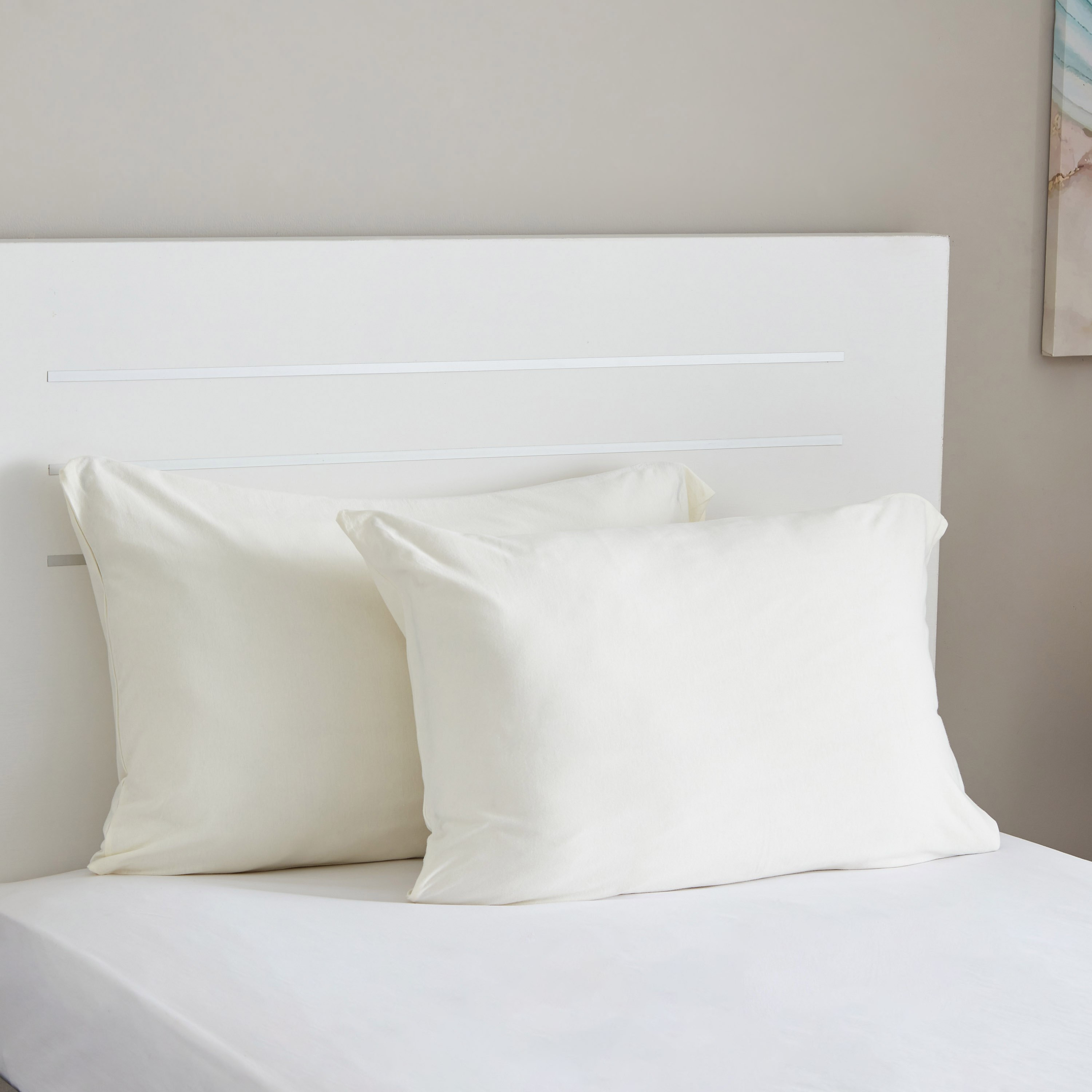 طقم غطاء وسادة جيرسي قطعتين من سوبر سوفت - 50x75 سم-hbxhomeware-hbxbedroom-image-1