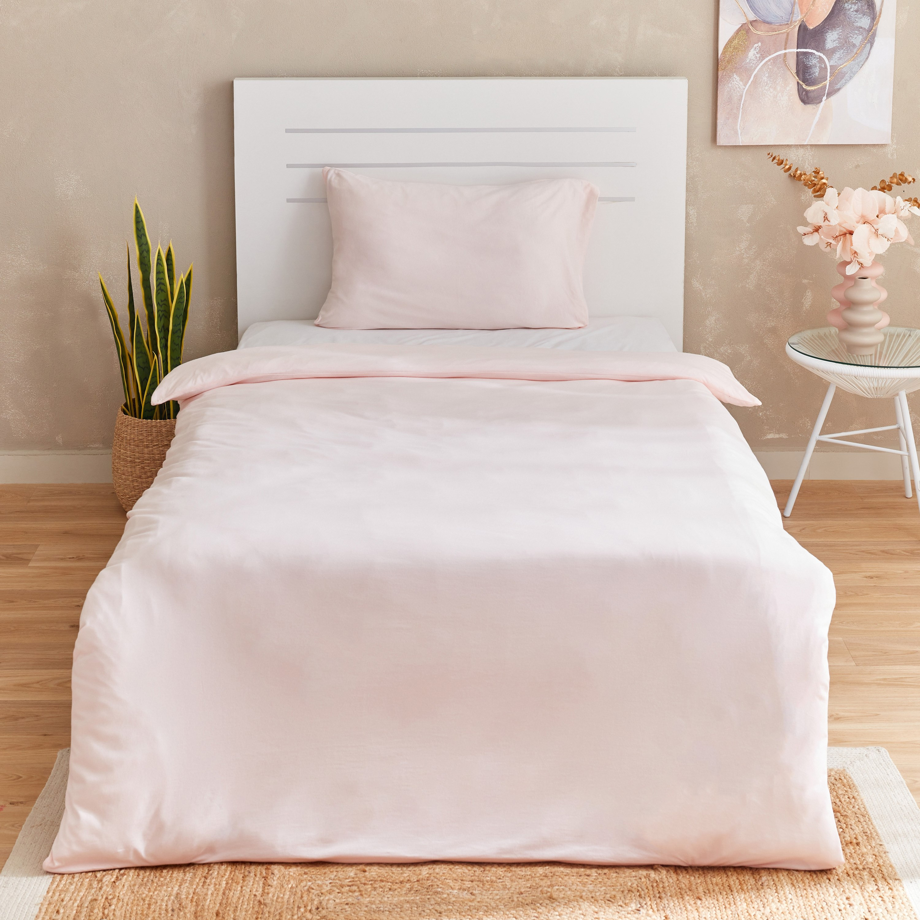 طقم غطاء لحاف ولحاف فردي 3 قطع جيرسي من سوبر سوفت - 135x220 سم-hbxhomeware-hbxdecorandfurnishings-image-2