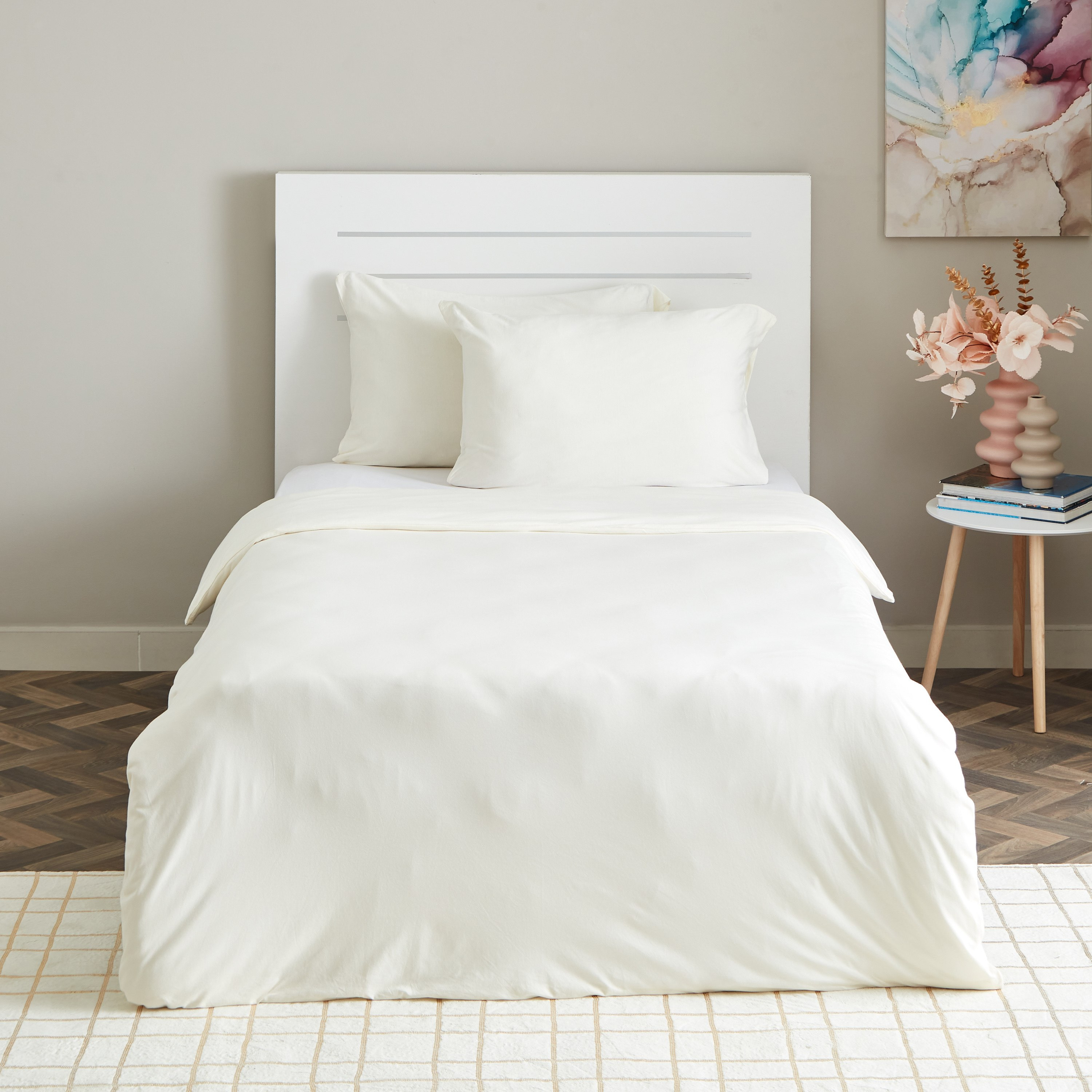 طقم غطاء لحاف مزدوج 4 قطع جيرسي من سوبر سوفت - 160x220 سم-hbxhomeware-bedding-duvetcovers-image-2