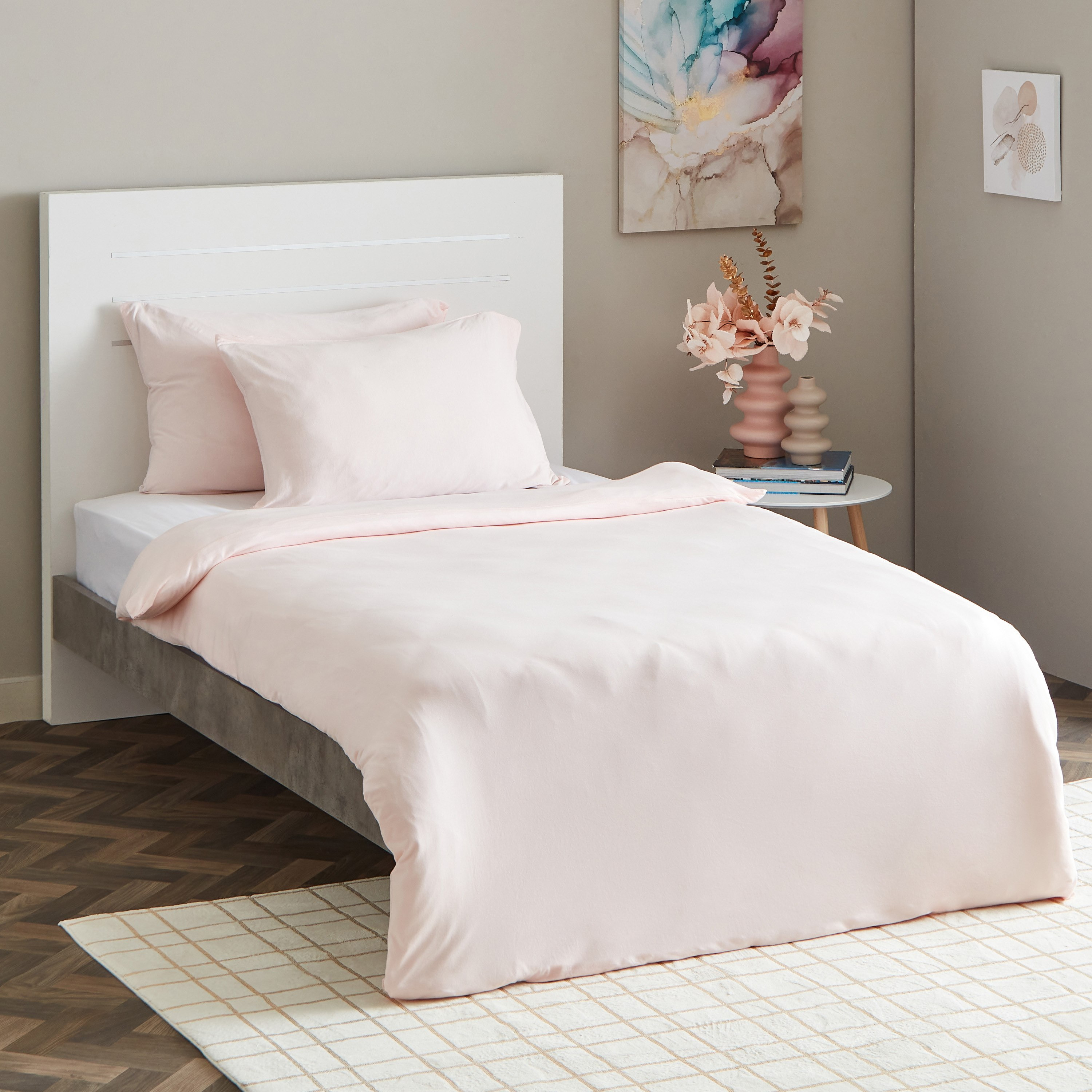 طقم لحاف توين جيرسي 4 قطع من سوبر سوفت - 160x220 سم-hbxhomeware-hbxdecorandfurnishings-image-1