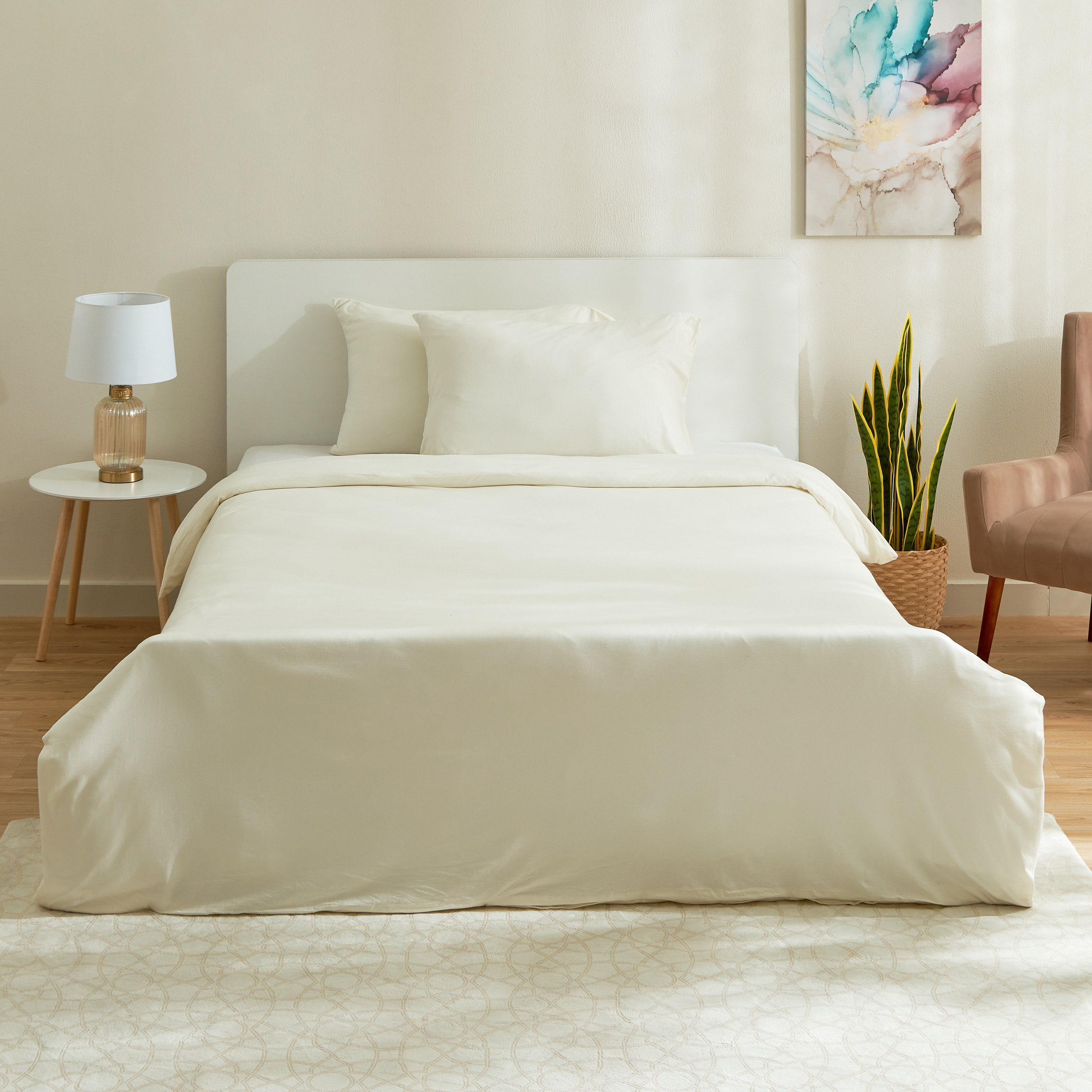 طقم غطاء لحاف كوين 4 قطع جيرسي من سوبر سوفت - 200x240 سم-hbxhomeware-hbxdecorandfurnishings-image-2