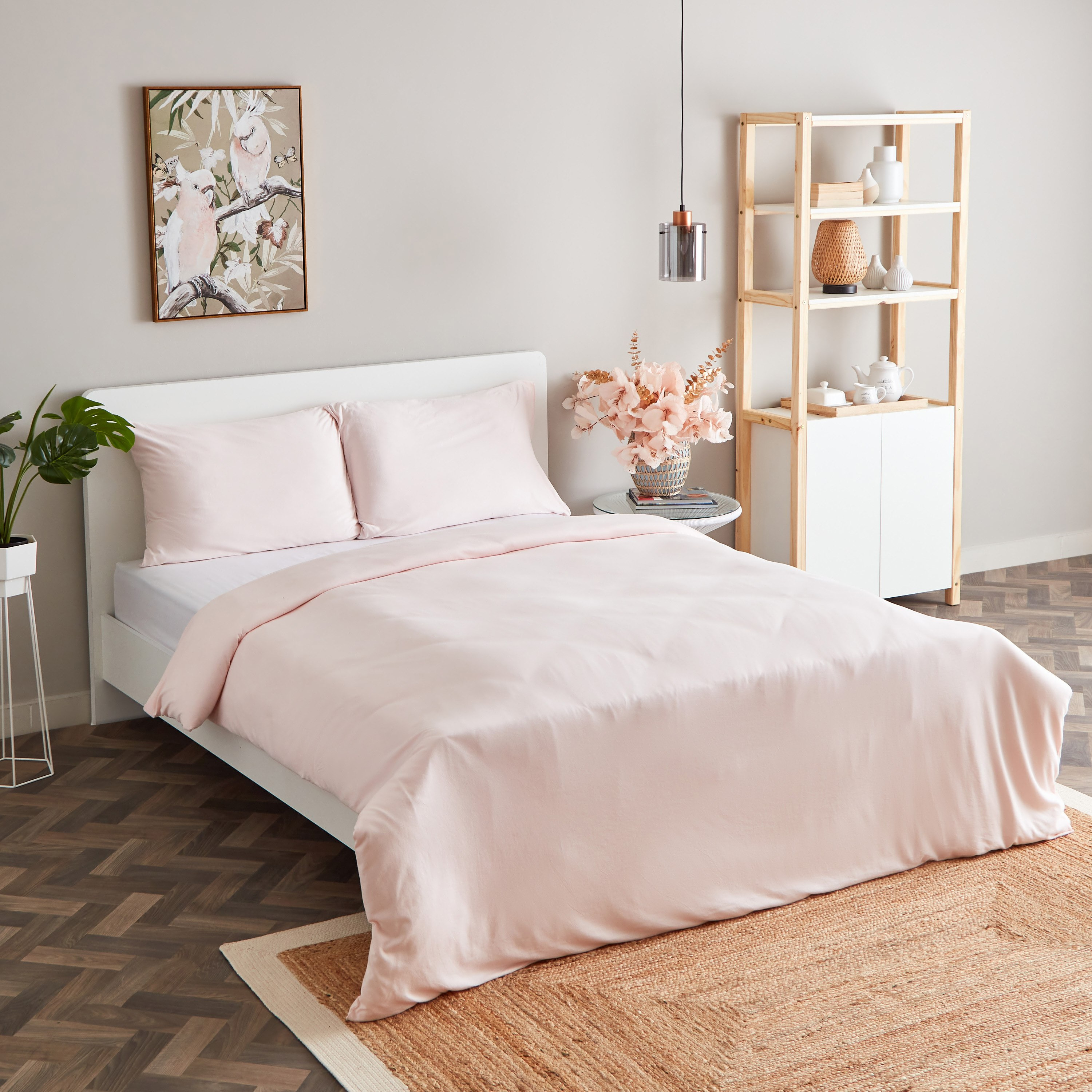 طقم غطاء لحاف كوين 4 قطع جيرسي من سوبر سوفت - 200x240 سم-hbxhomeware-hbxdecorandfurnishings-image-1