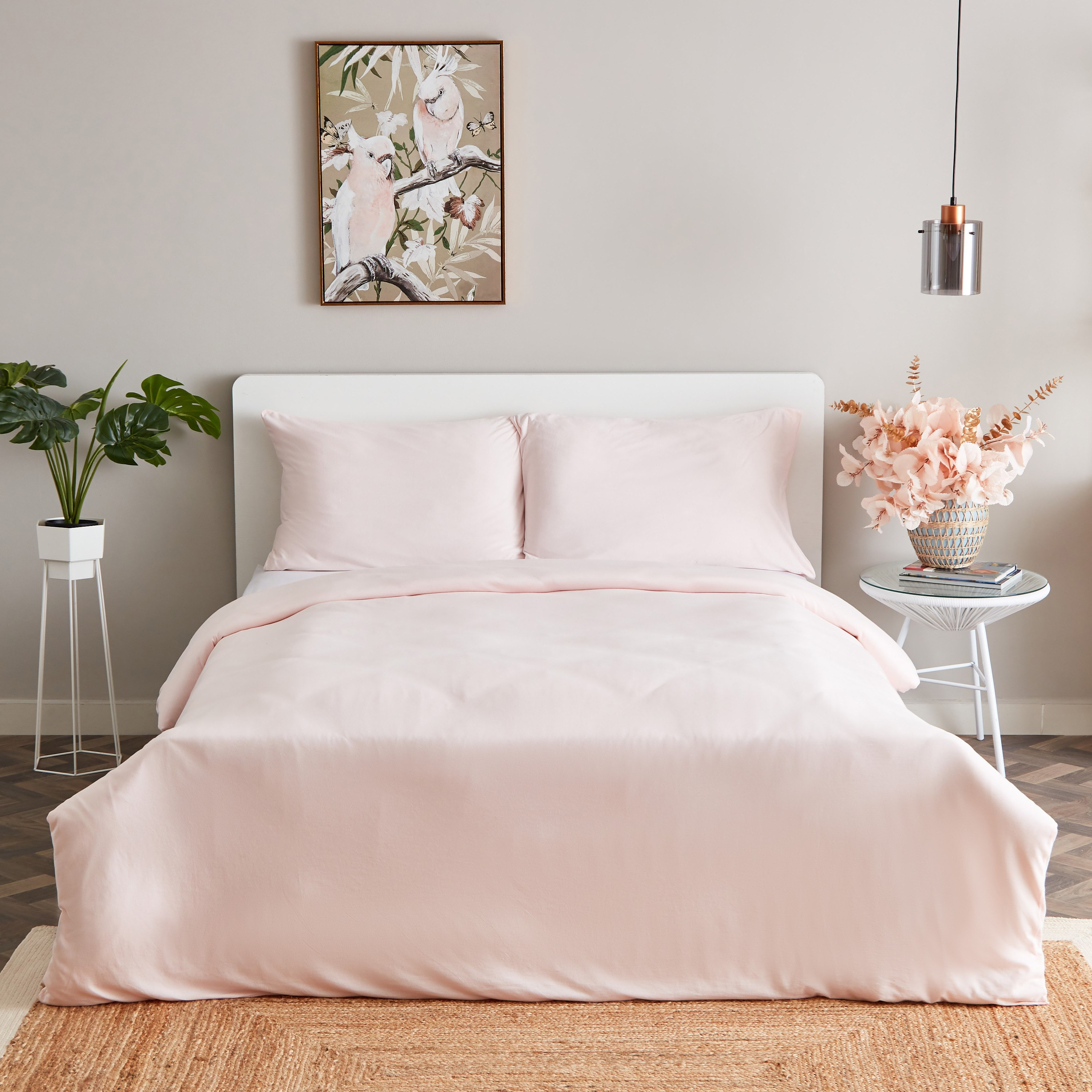 طقم غطاء لحاف كوين 4 قطع جيرسي من سوبر سوفت - 200x240 سم-hbxhomeware-hbxdecorandfurnishings-image-2
