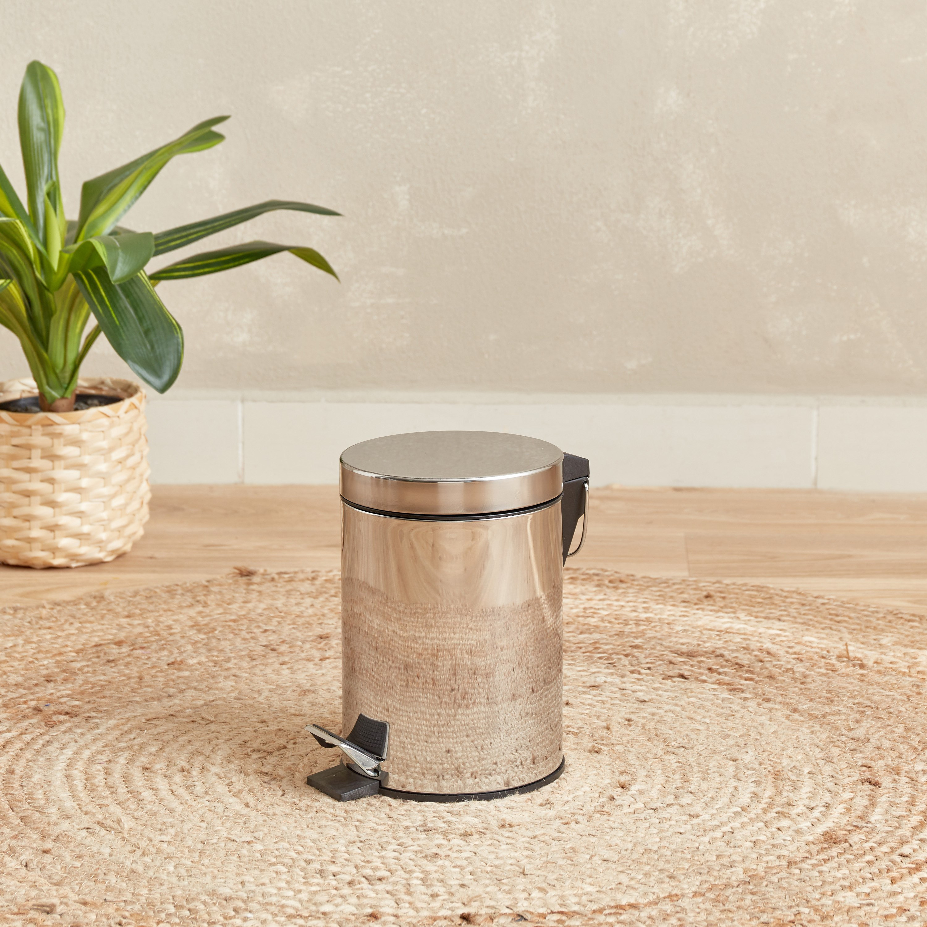سلّة نفايات ستانلس ستيل بدواسة من تمارا - 3 لتر-hbxhomeware-hbxbathroom-image-1