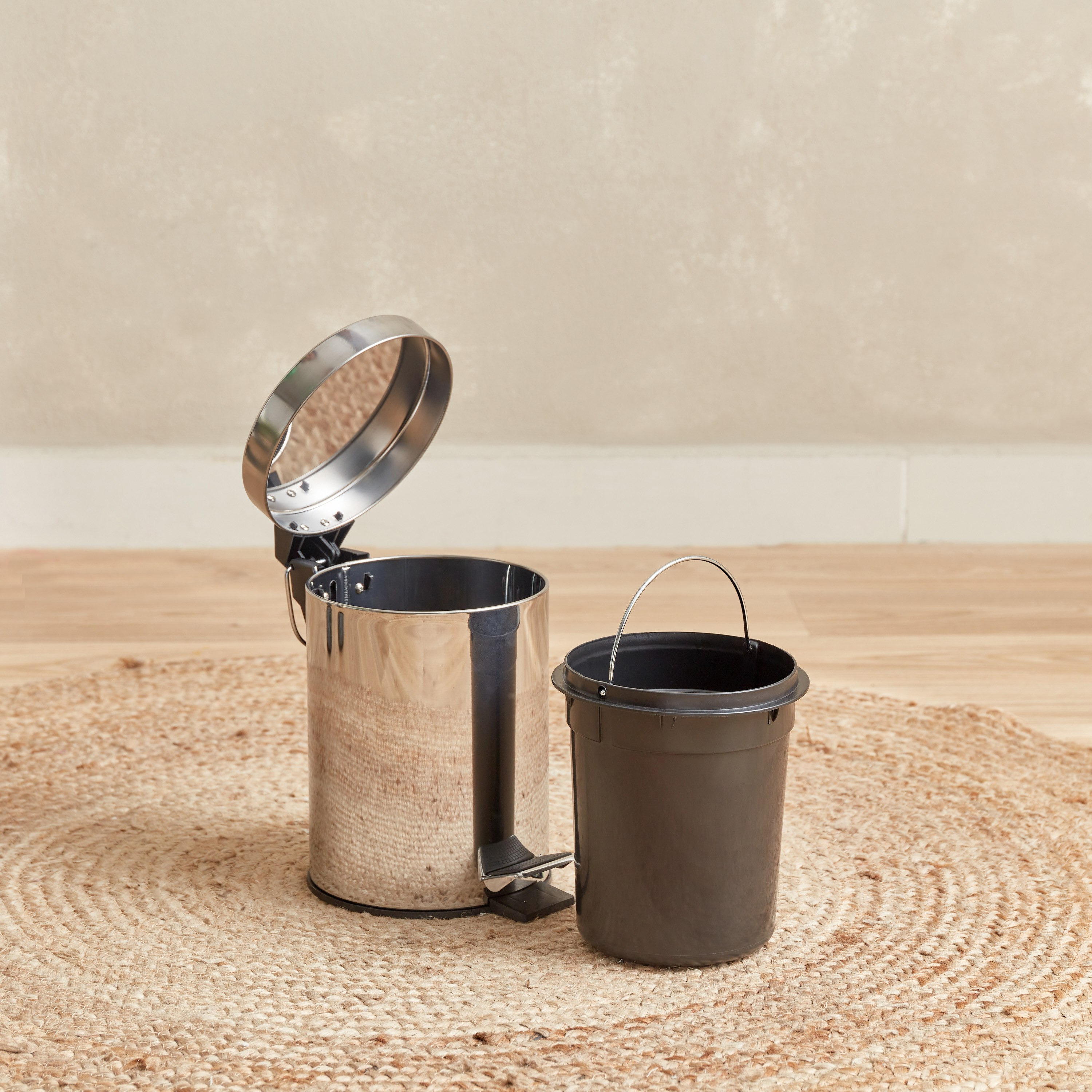 سلّة نفايات ستانلس ستيل بدواسة من تمارا - 3 لتر-hbxhomeware-hbxbathroom-image-2